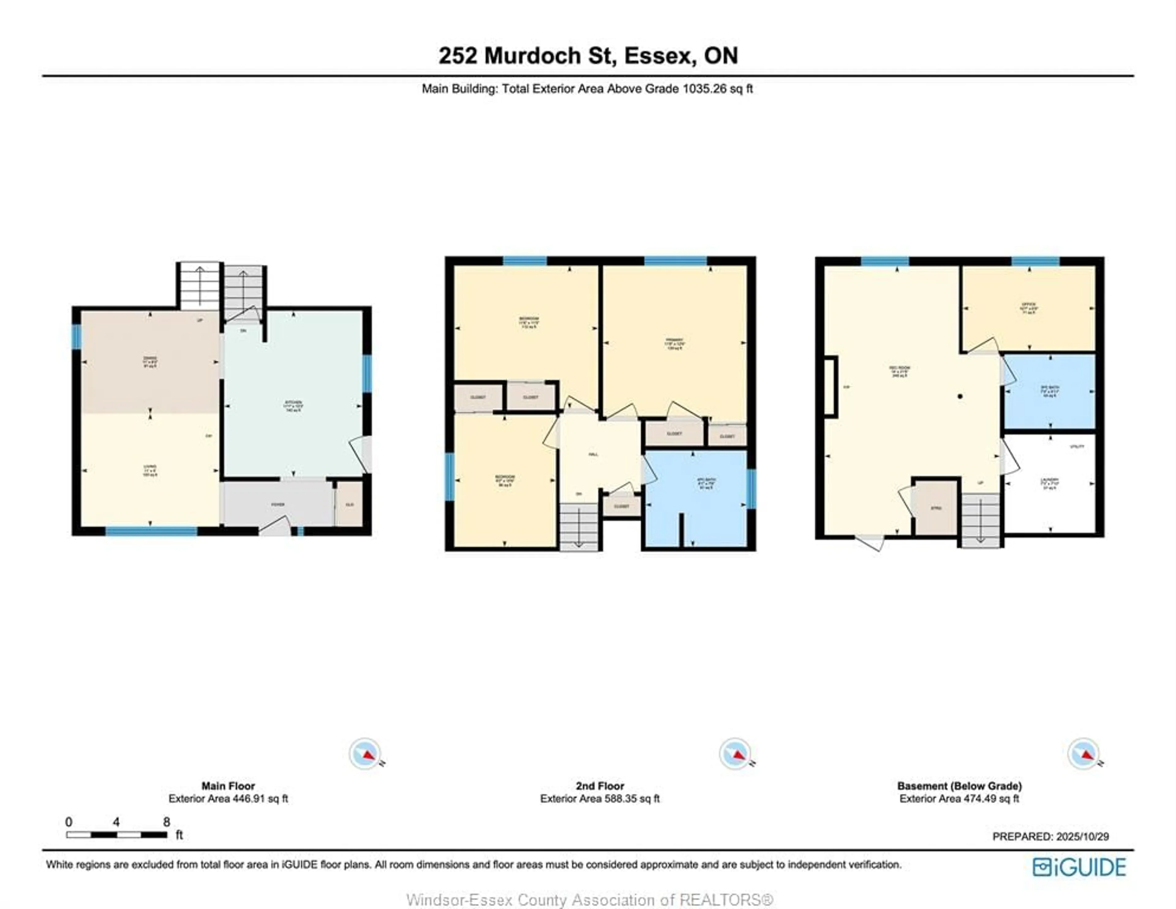 Floor plan for 252 Murdoch, Harrow Ontario N0R 1G0