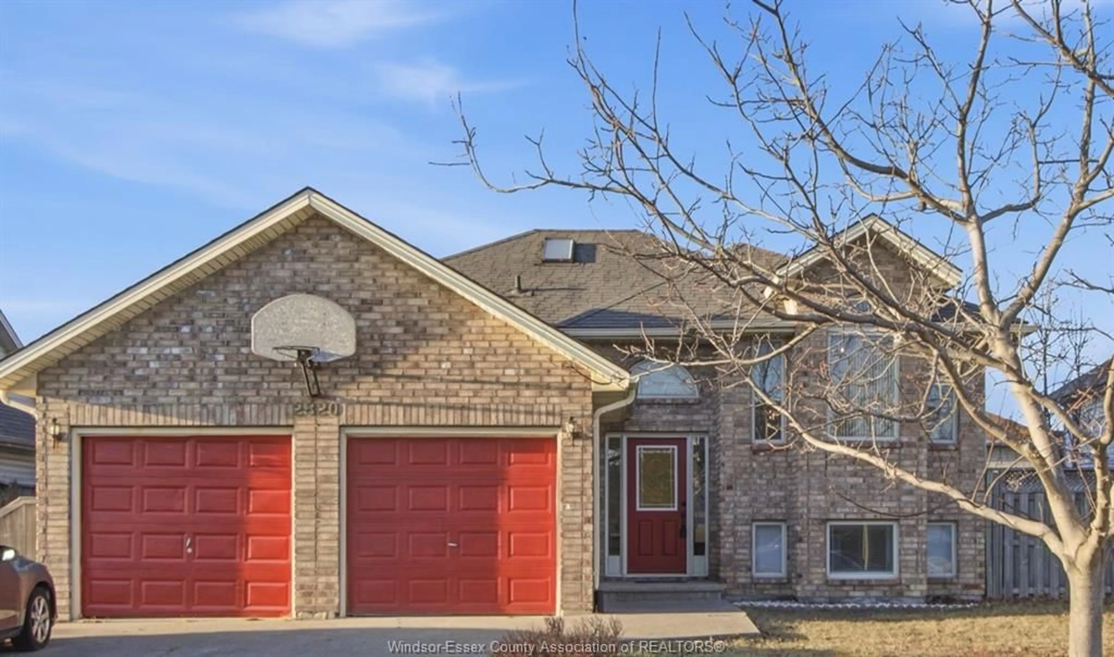 Home with brick exterior material, street for 2820 Wildberry Cres, Tecumseh Ontario N9K 1C2