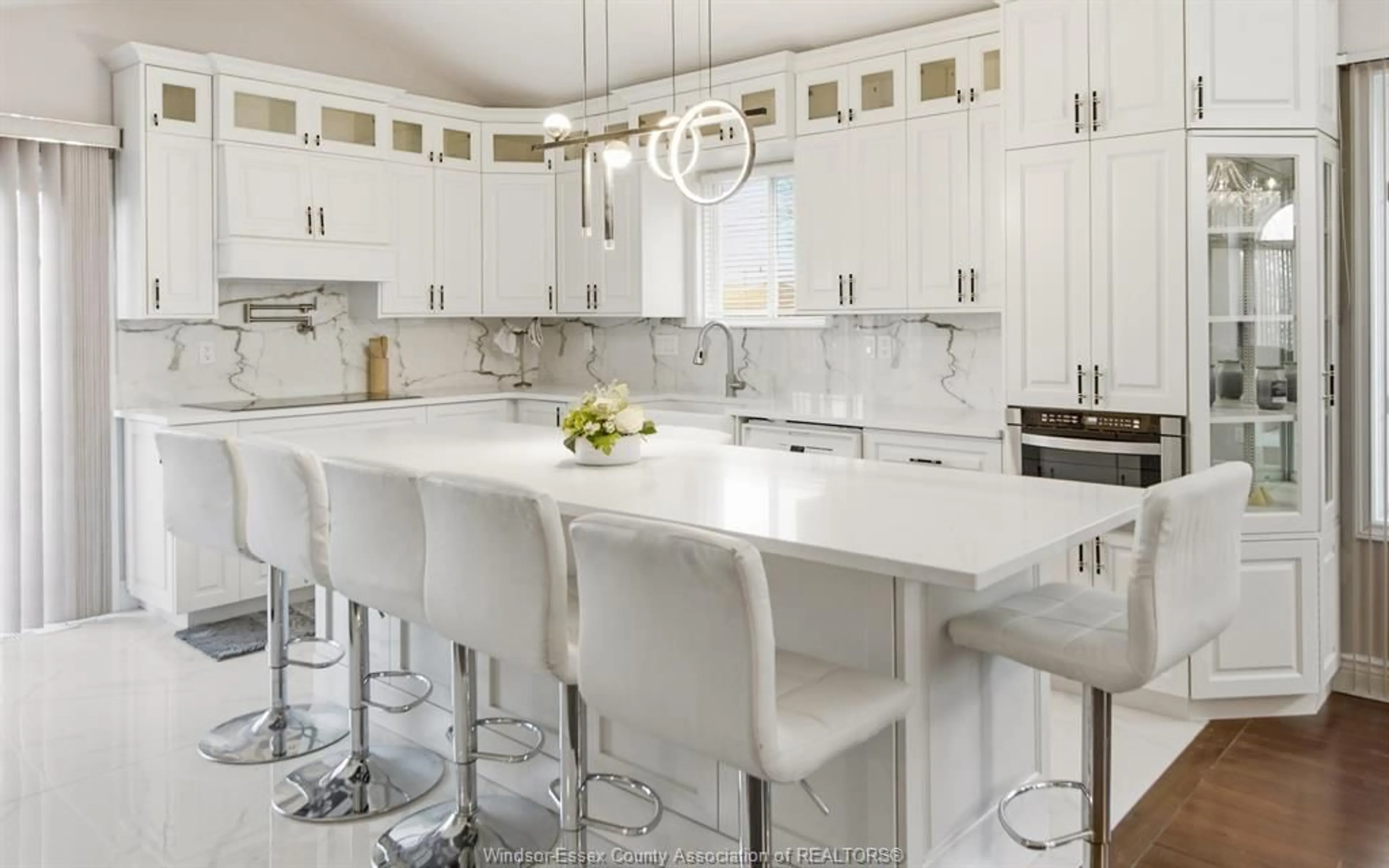 Contemporary kitchen, ceramic/tile floor for 2820 Wildberry Cres, Tecumseh Ontario N9K 1C2