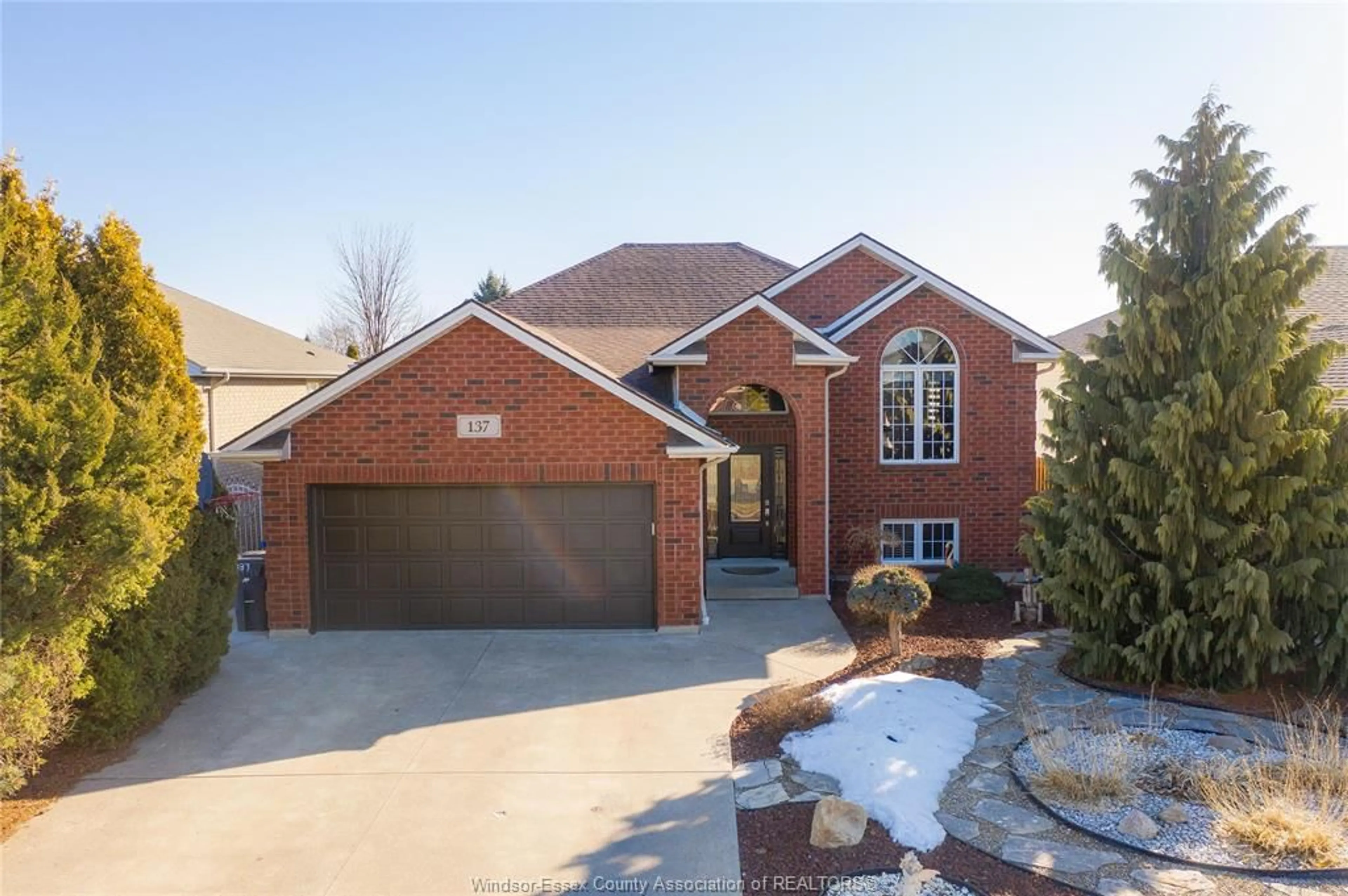 Home with brick exterior material, street for 137 AMY CROFT, Lakeshore Ontario N9K 1E6