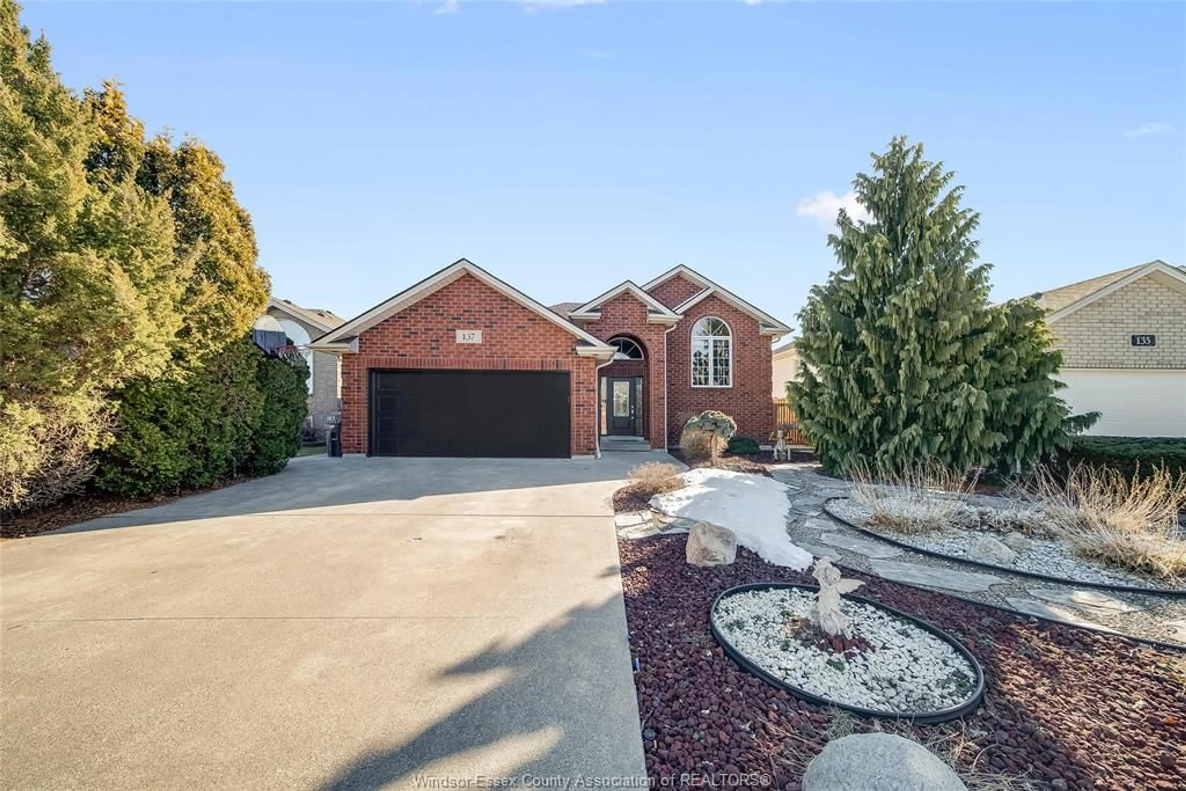 Home with brick exterior material, street for 137 AMY CROFT, Lakeshore Ontario N9K 1E6