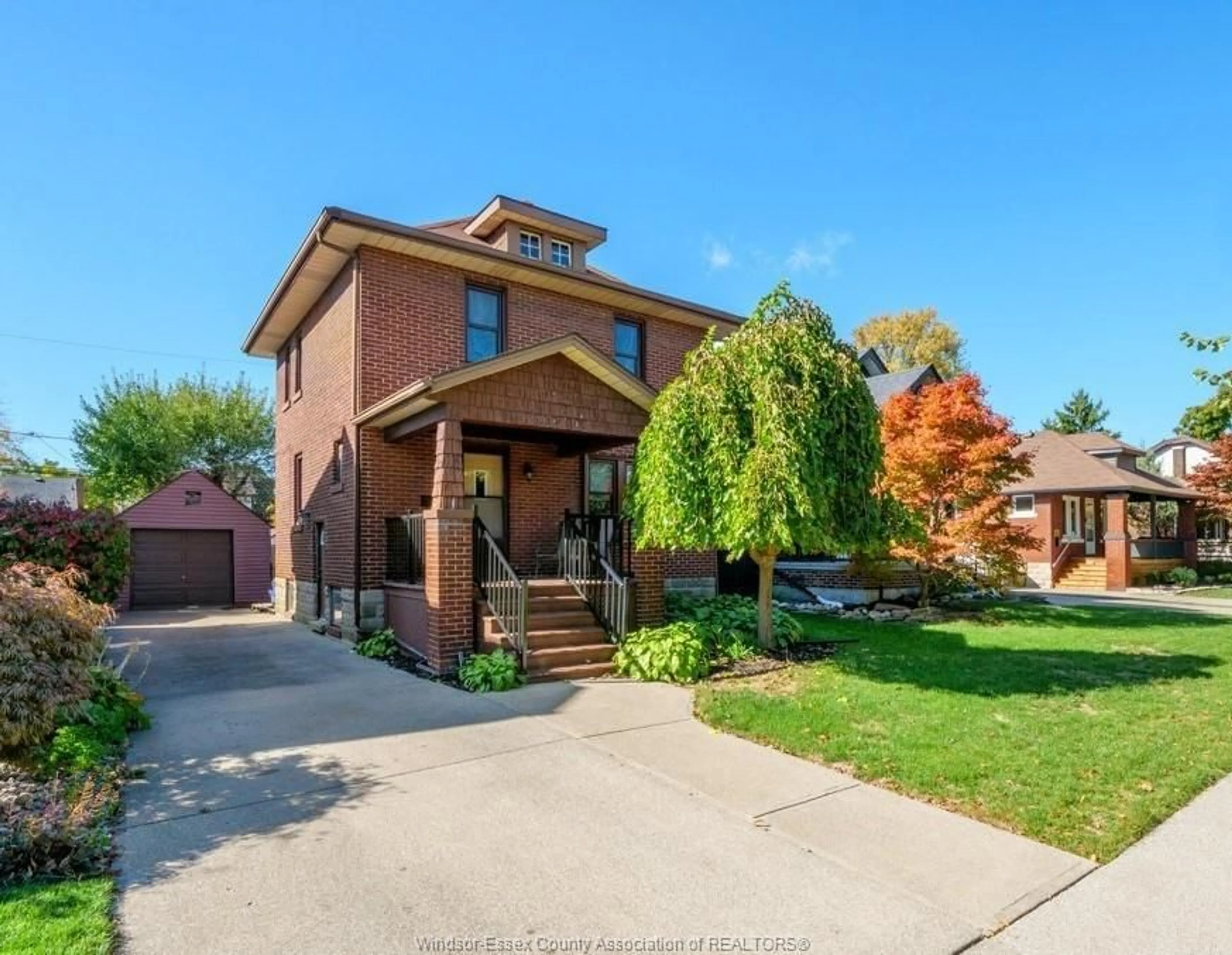 Home with brick exterior material, street for 2227 LINCOLN Rd, Windsor Ontario N8W 2R3