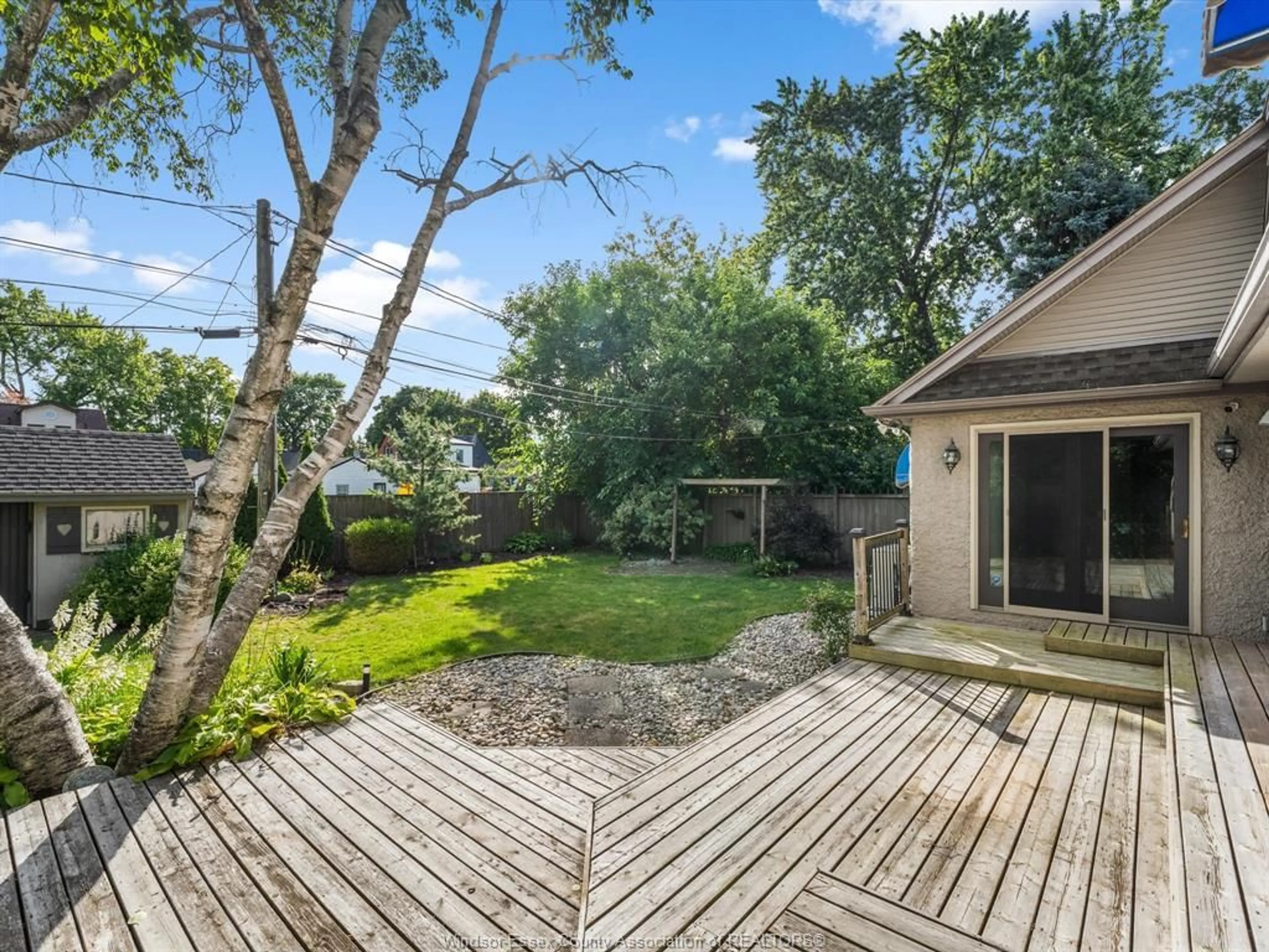 Patio, forest/trees view for 450 MATTHEW BRADY, Windsor Ontario N8S 3J6