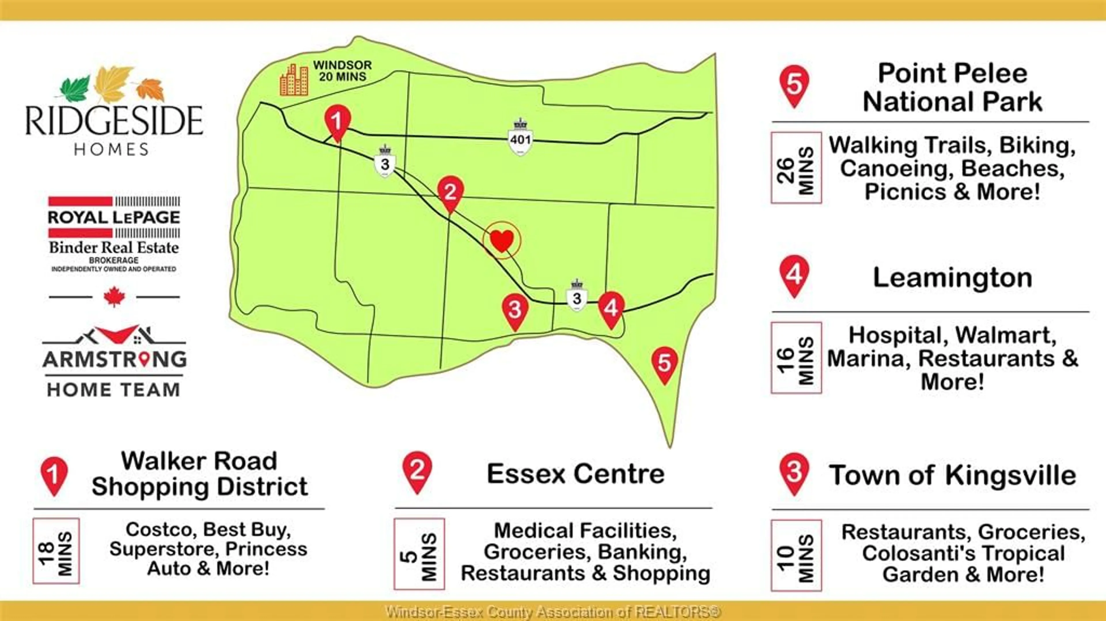 Picture of a map for 73 Belleview Dr, Cottam Ontario N0R 1B0