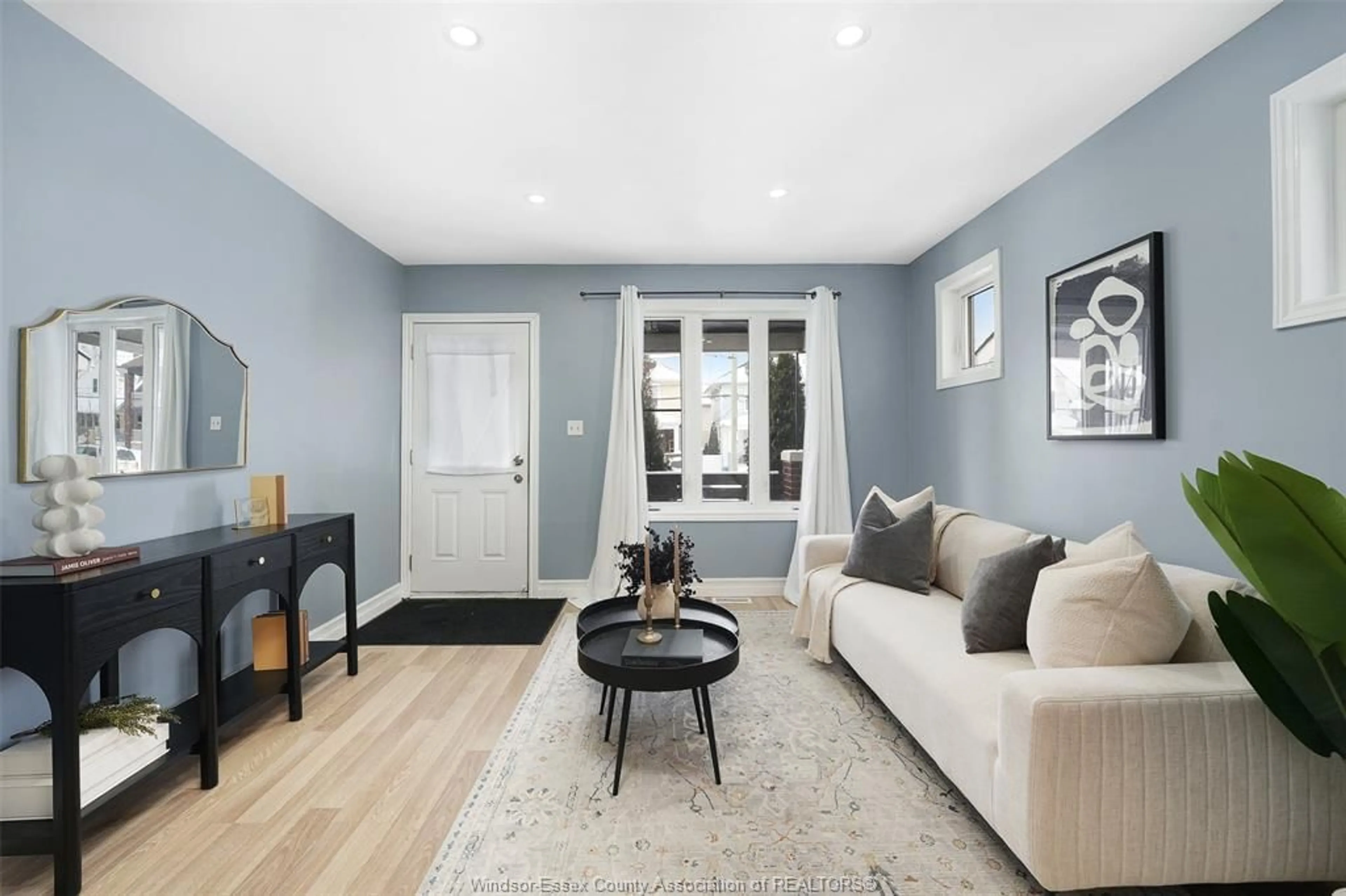 Living room with furniture, unknown for 1106-08 ELM Ave, Windsor Ontario N9A 5H7