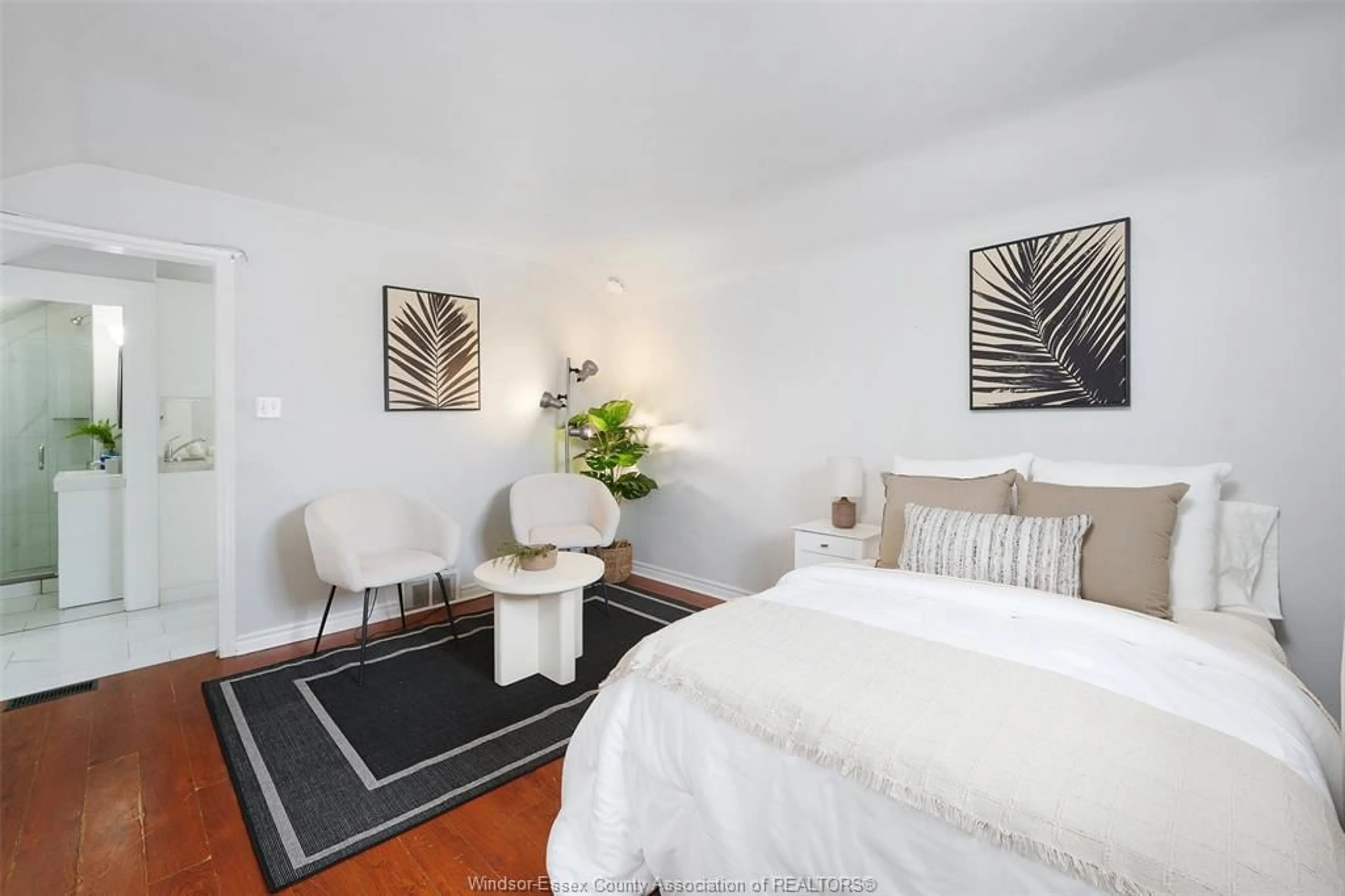 Bedroom with bed, unknown for 1106-08 ELM Ave, Windsor Ontario N9A 5H7