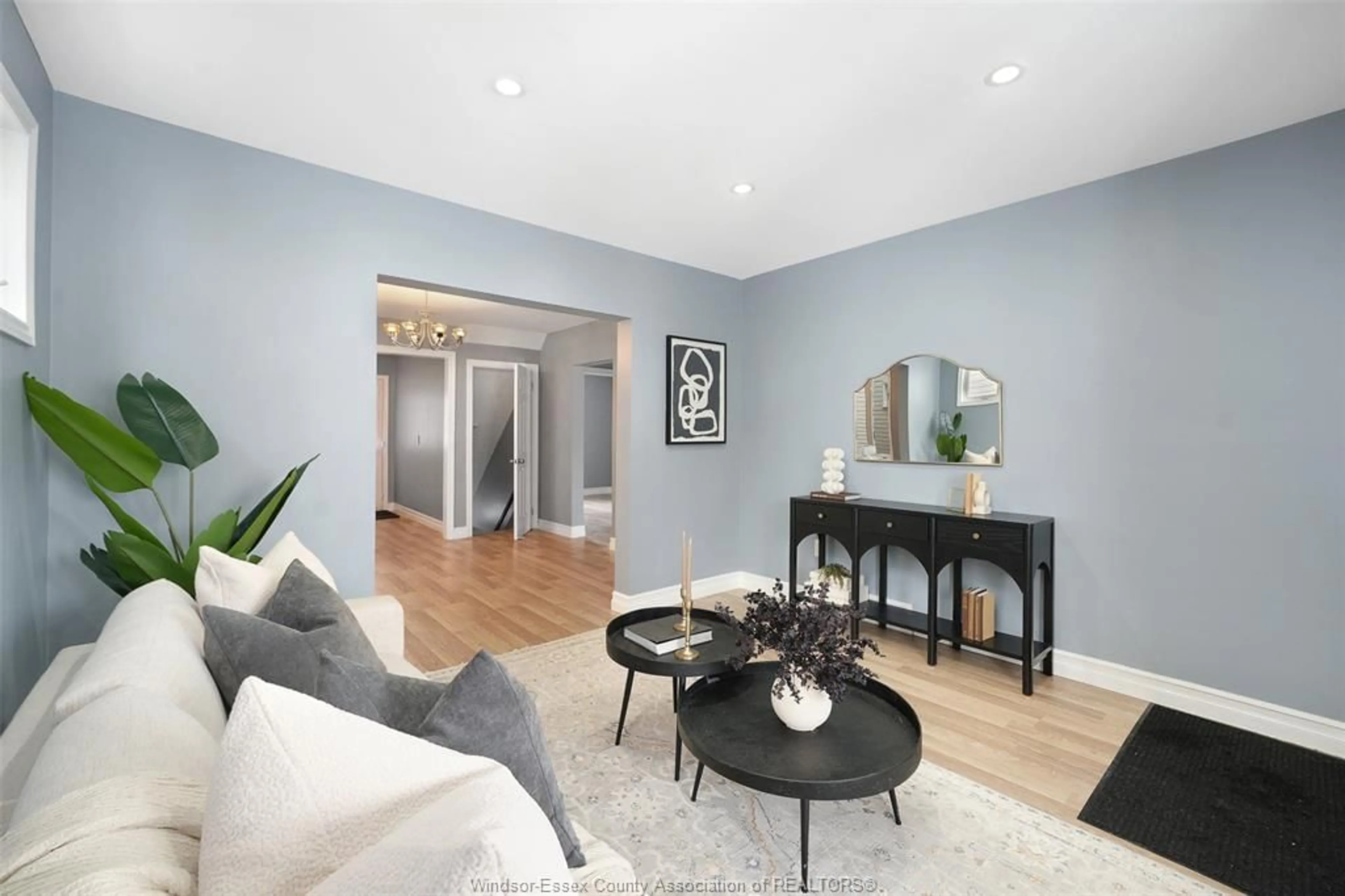 Living room with furniture, unknown for 1106-08 ELM Ave, Windsor Ontario N9A 5H7