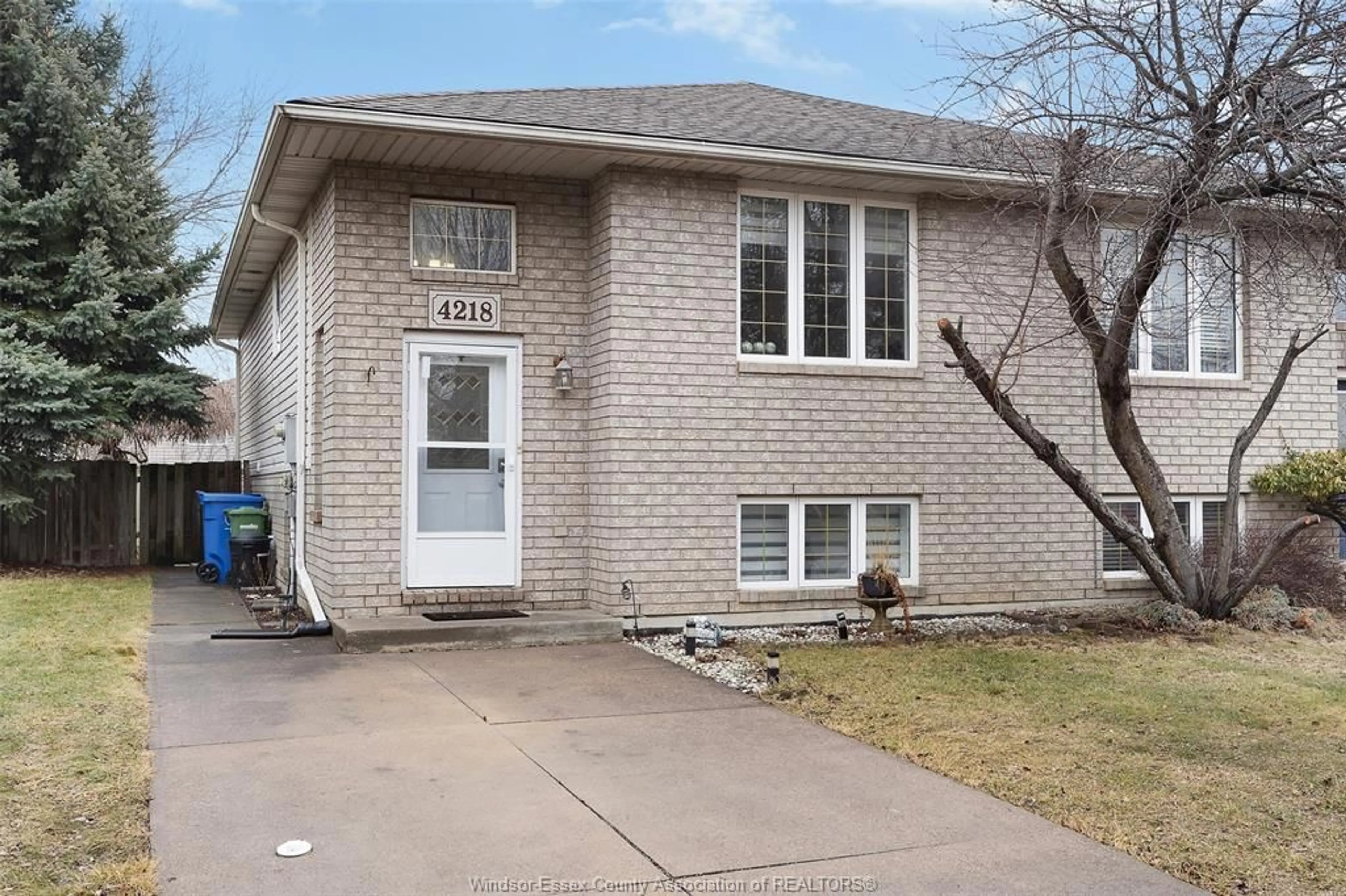 Home with brick exterior material, street for 4218 PIONEER, Windsor Ontario N9G 2W7