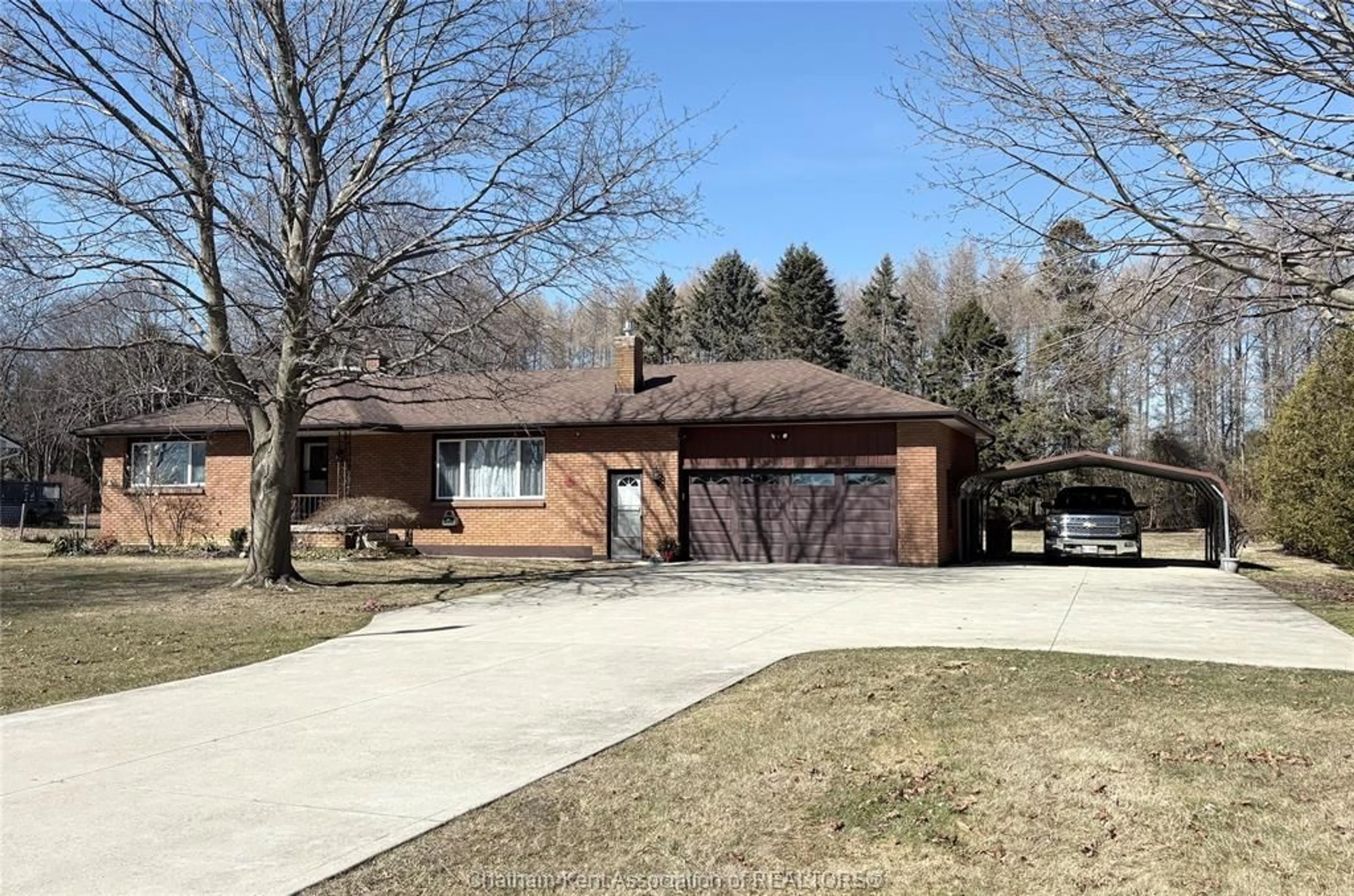 Home with brick exterior material, street for 7763 TALBOT Trail, Raleigh Township Ontario N0P 1A0