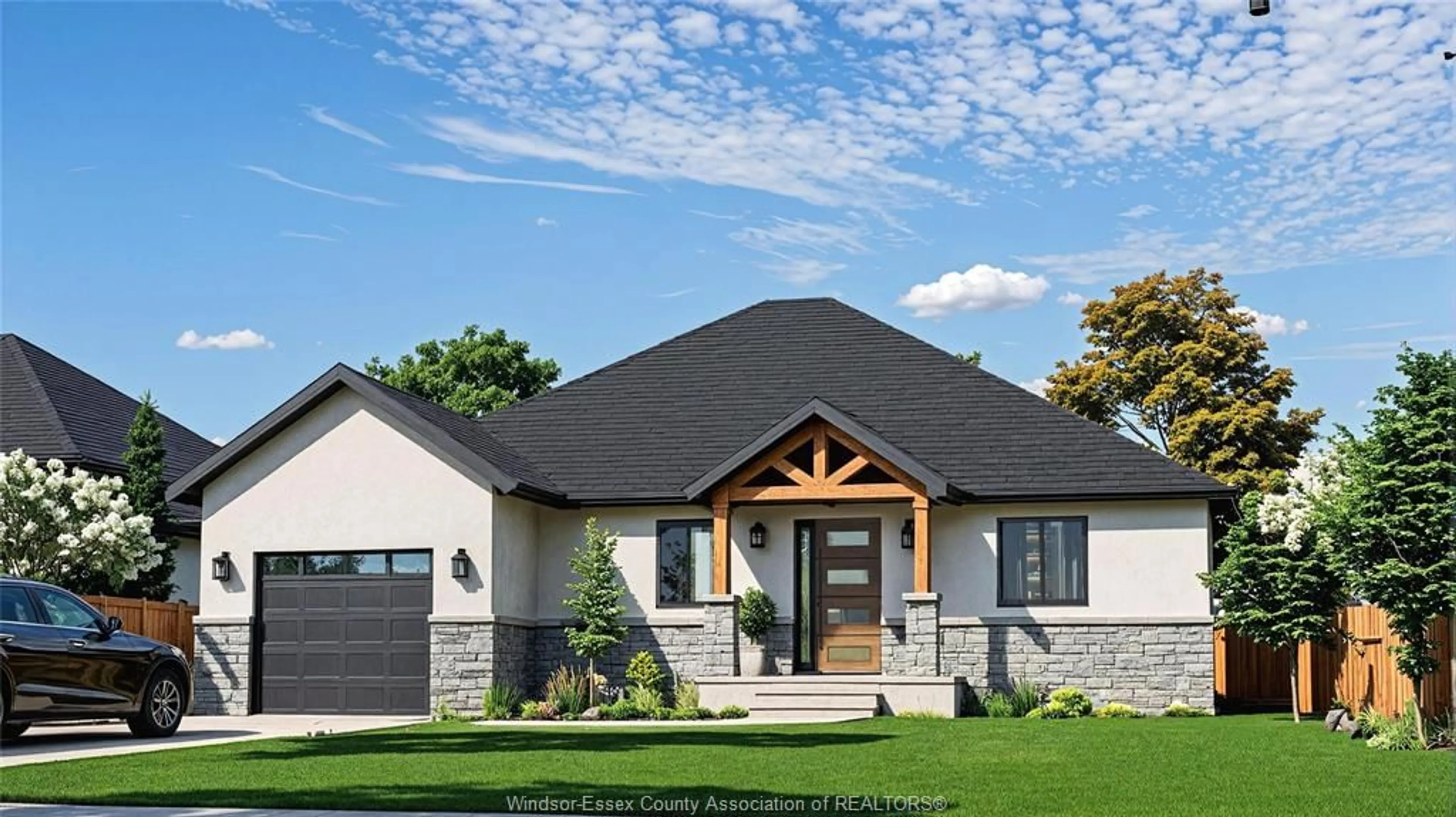 Home with brick exterior material, street for Lot 38 Colchester Heights - 160 Ambassador Beac Rd, Colchester Ontario N0R 1G0