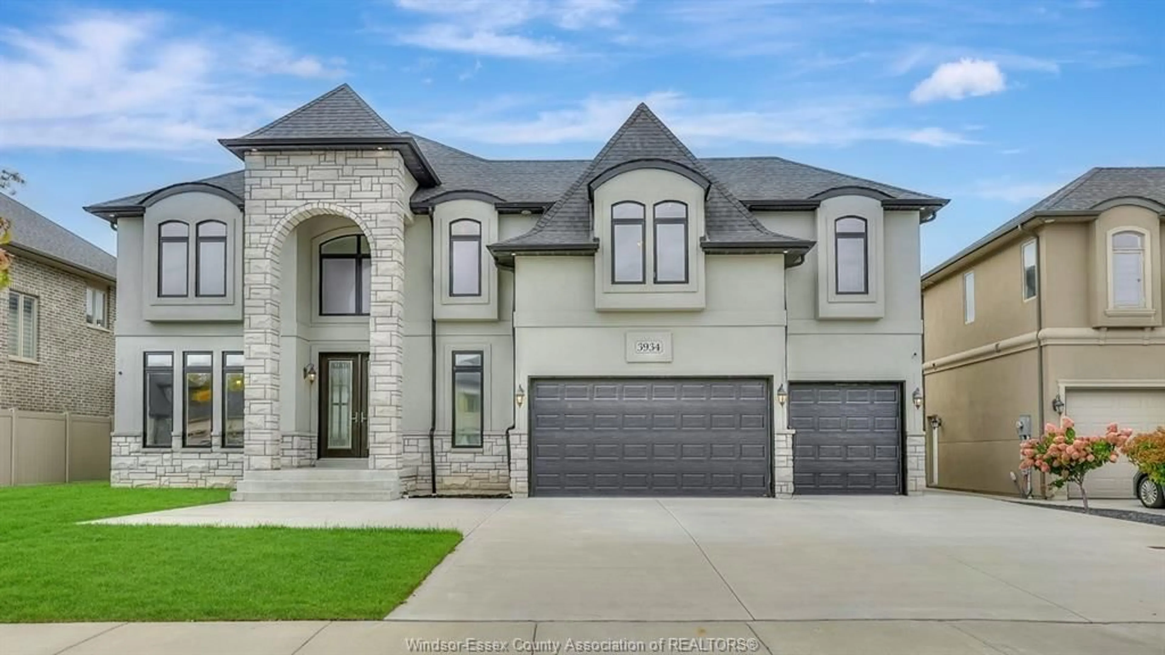 Home with brick exterior material, street for 3934 LASALLE WOODS Blvd, LaSalle Ontario N9H 0G6