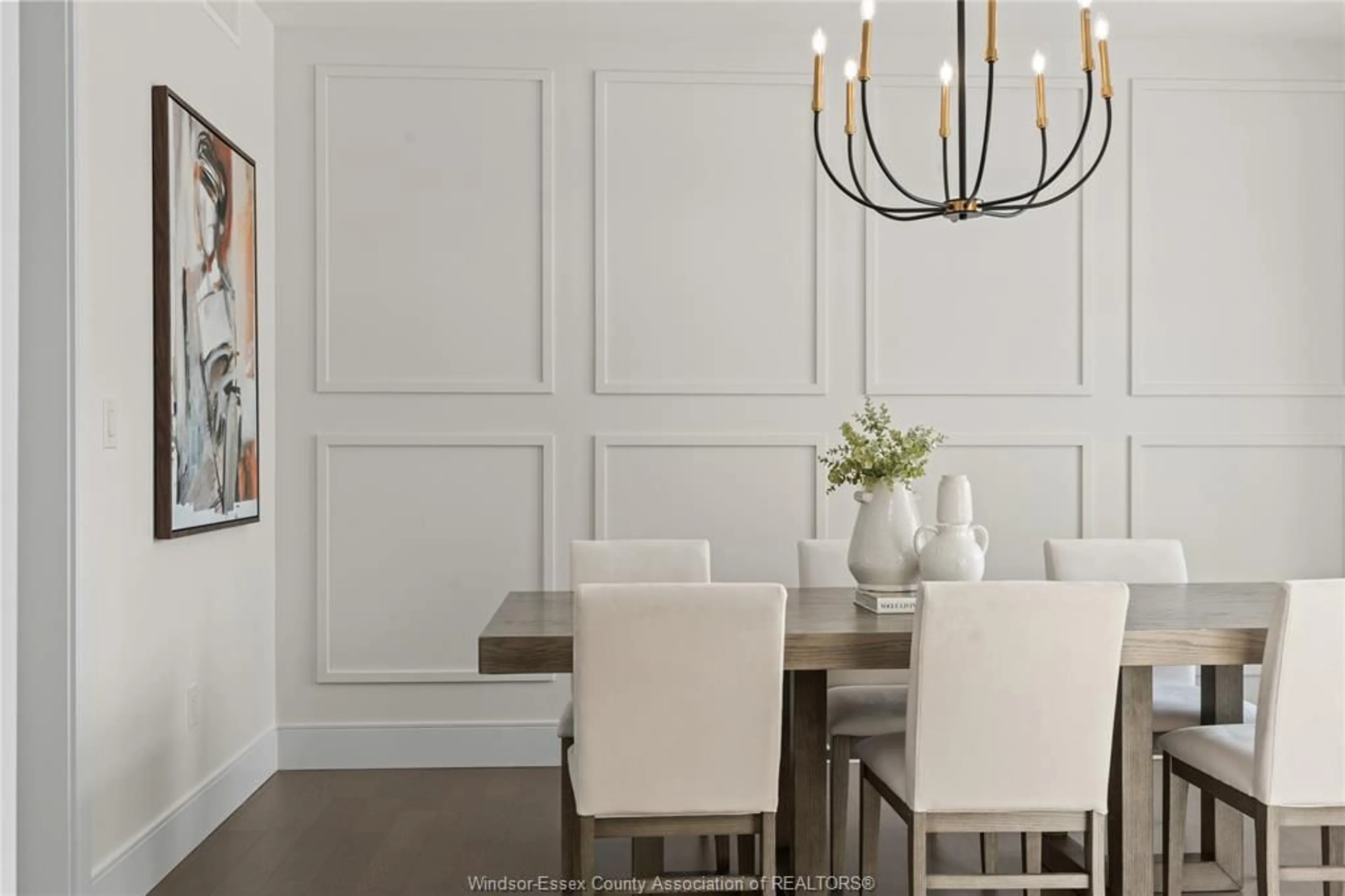 Dining room, wood/laminate floor for 5221 Rafael, Tecumseh Ontario N0R 1K0