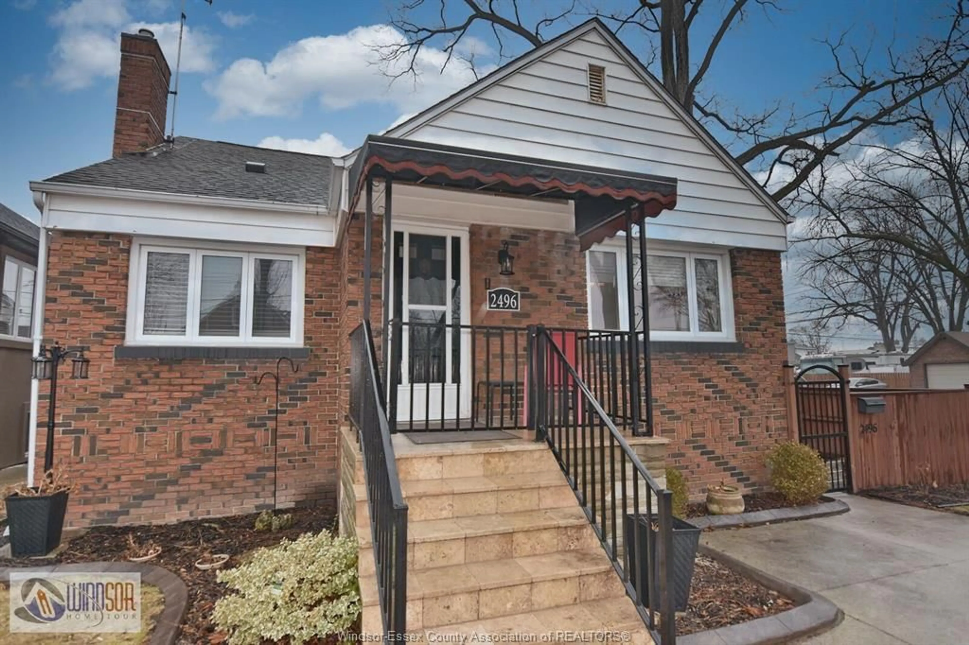 Home with brick exterior material, street for 2496 BYNG, Windsor Ontario N8W 3E8