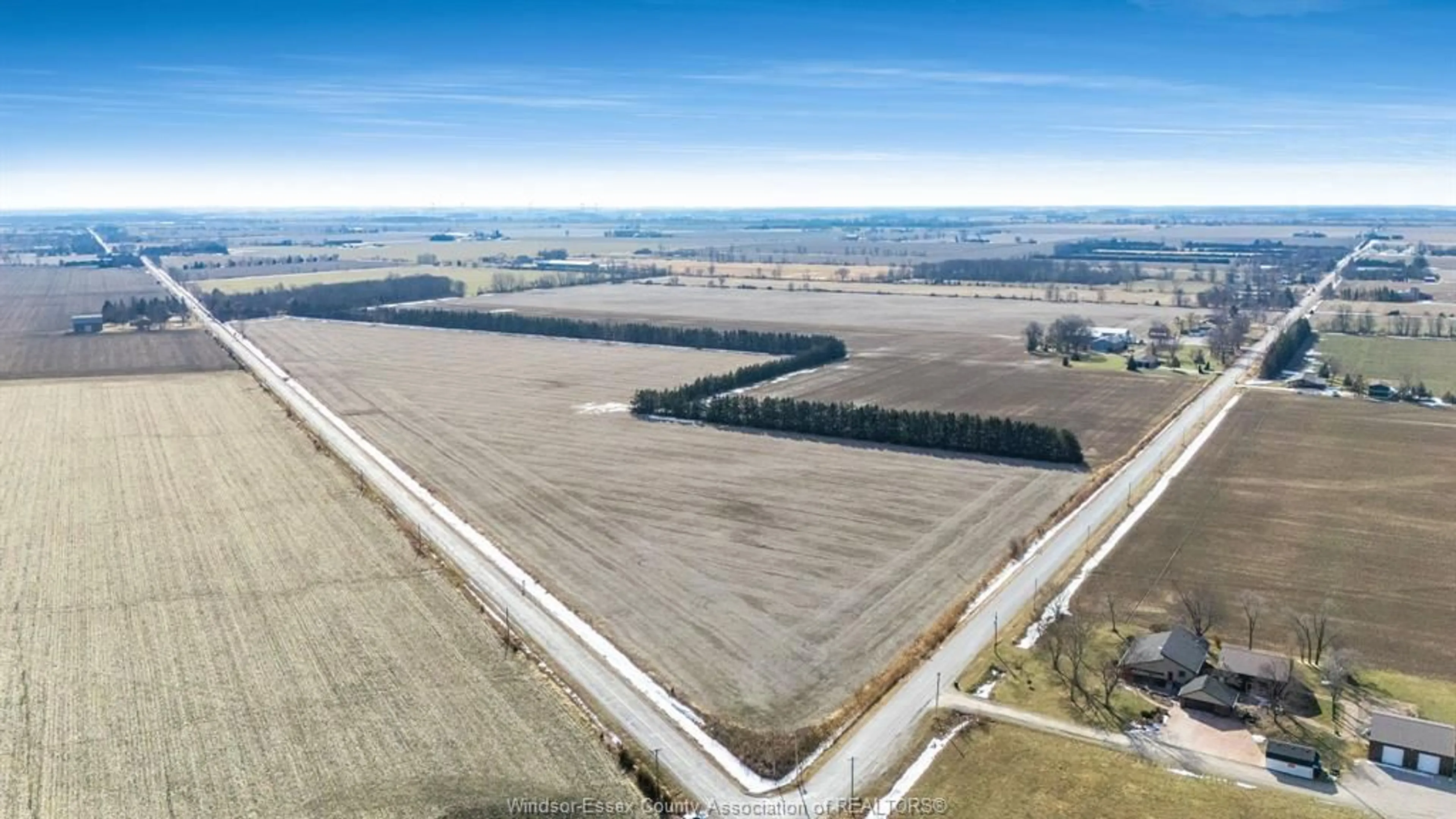 A pic from outside/outdoor area/front of a property/back of a property/a pic from drone, unknown for V/L SOUTH TALBOT, Tecumseh Ontario N0R 1K0