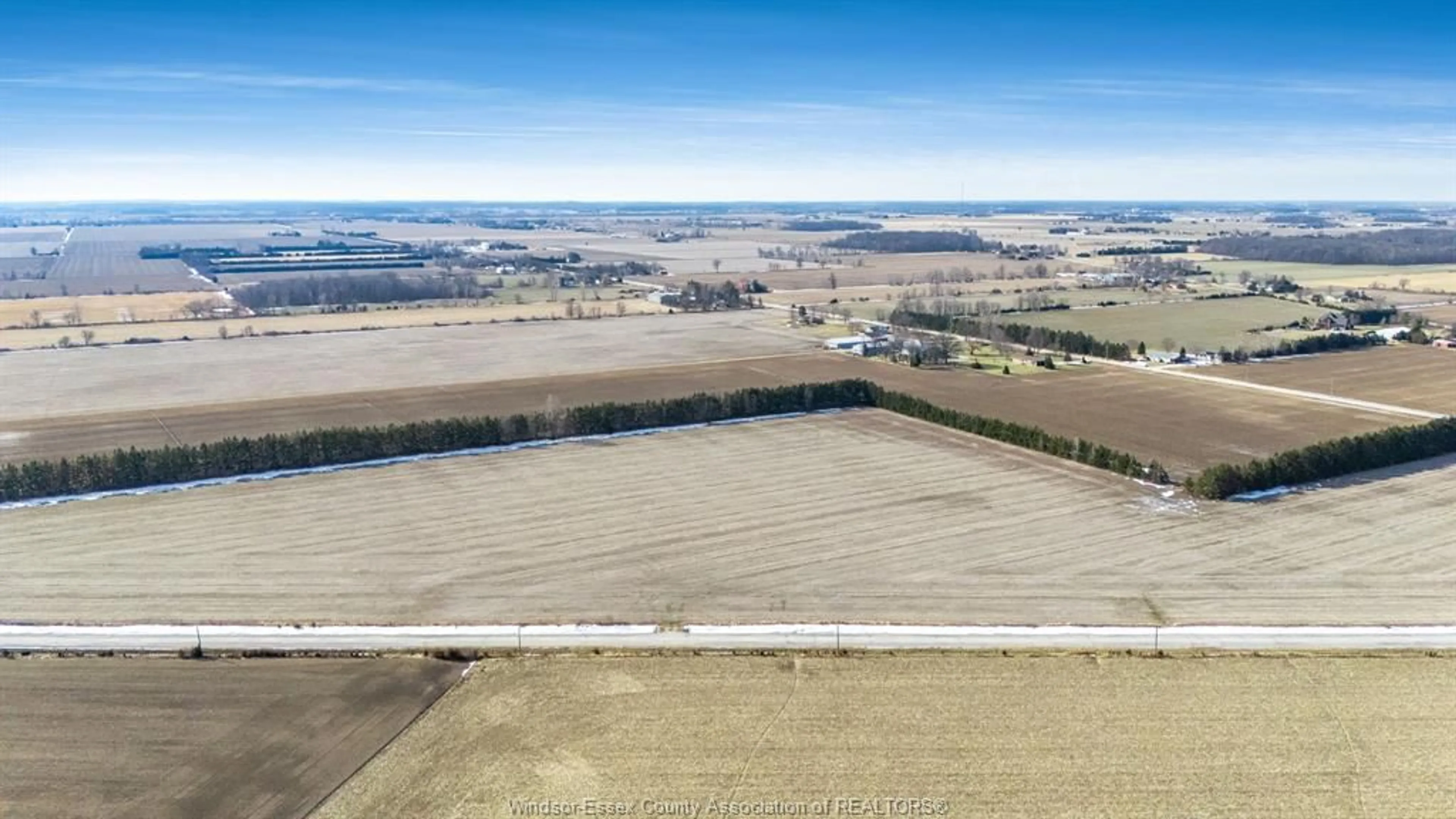 A pic from outside/outdoor area/front of a property/back of a property/a pic from drone, water/lake/river/ocean view for V/L SOUTH TALBOT, Tecumseh Ontario N0R 1K0