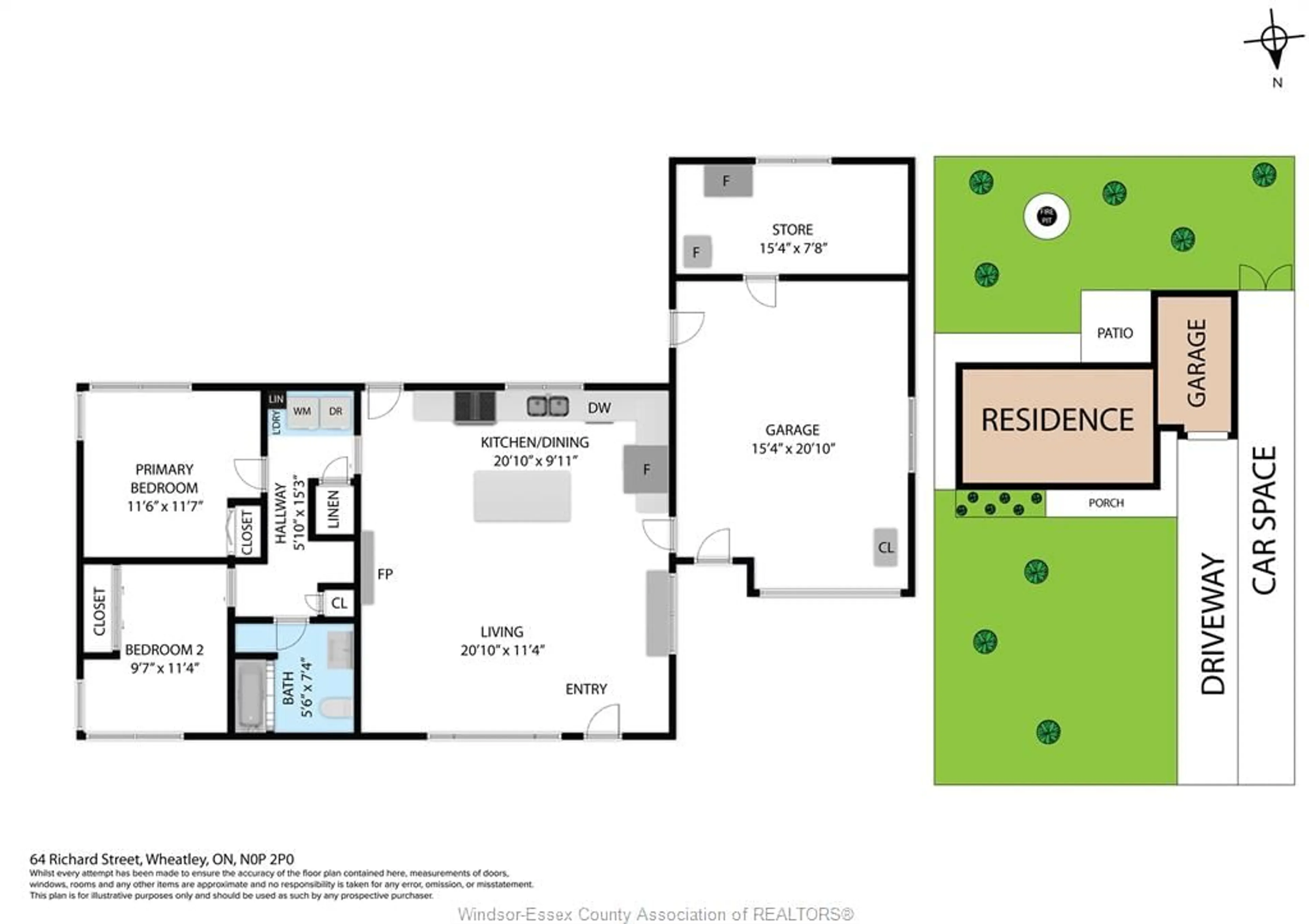 Floor plan for 64 RICHARD Ave, Wheatley Ontario N0P 2P0
