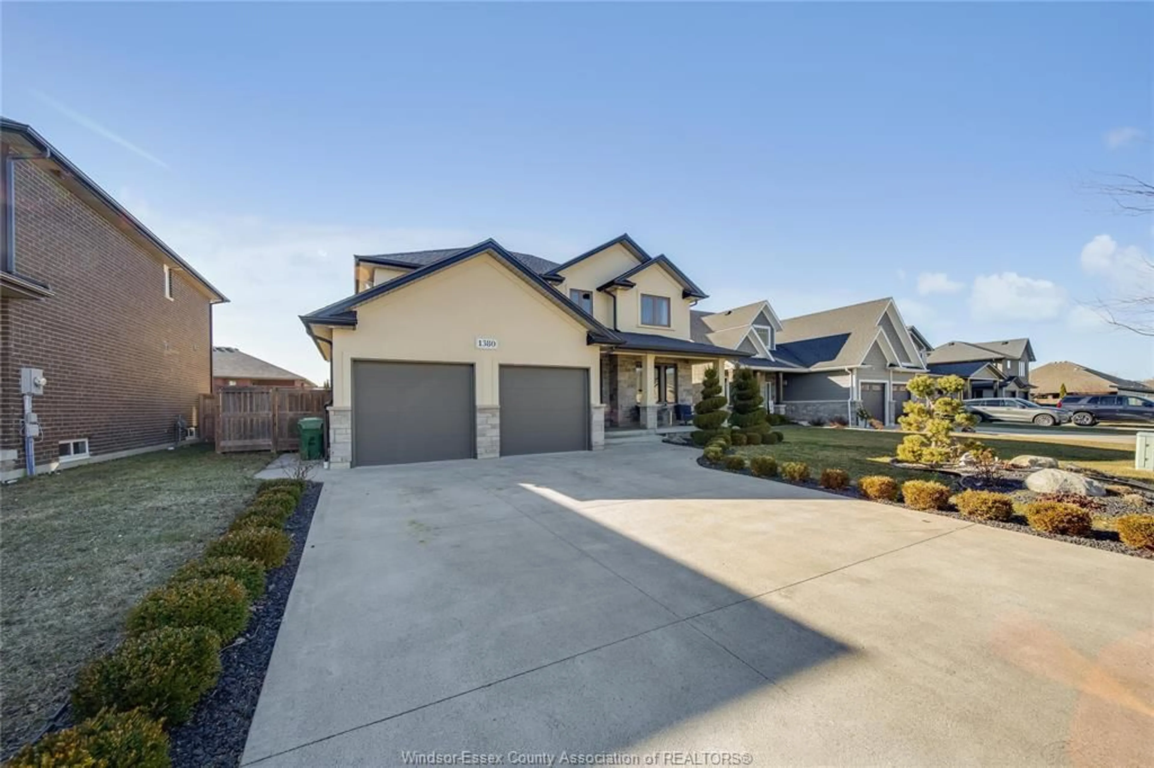 A pic from outside/outdoor area/front of a property/back of a property/a pic from drone, street for 1380 PASCAL Ave, Lakeshore Ontario N0R 1A0