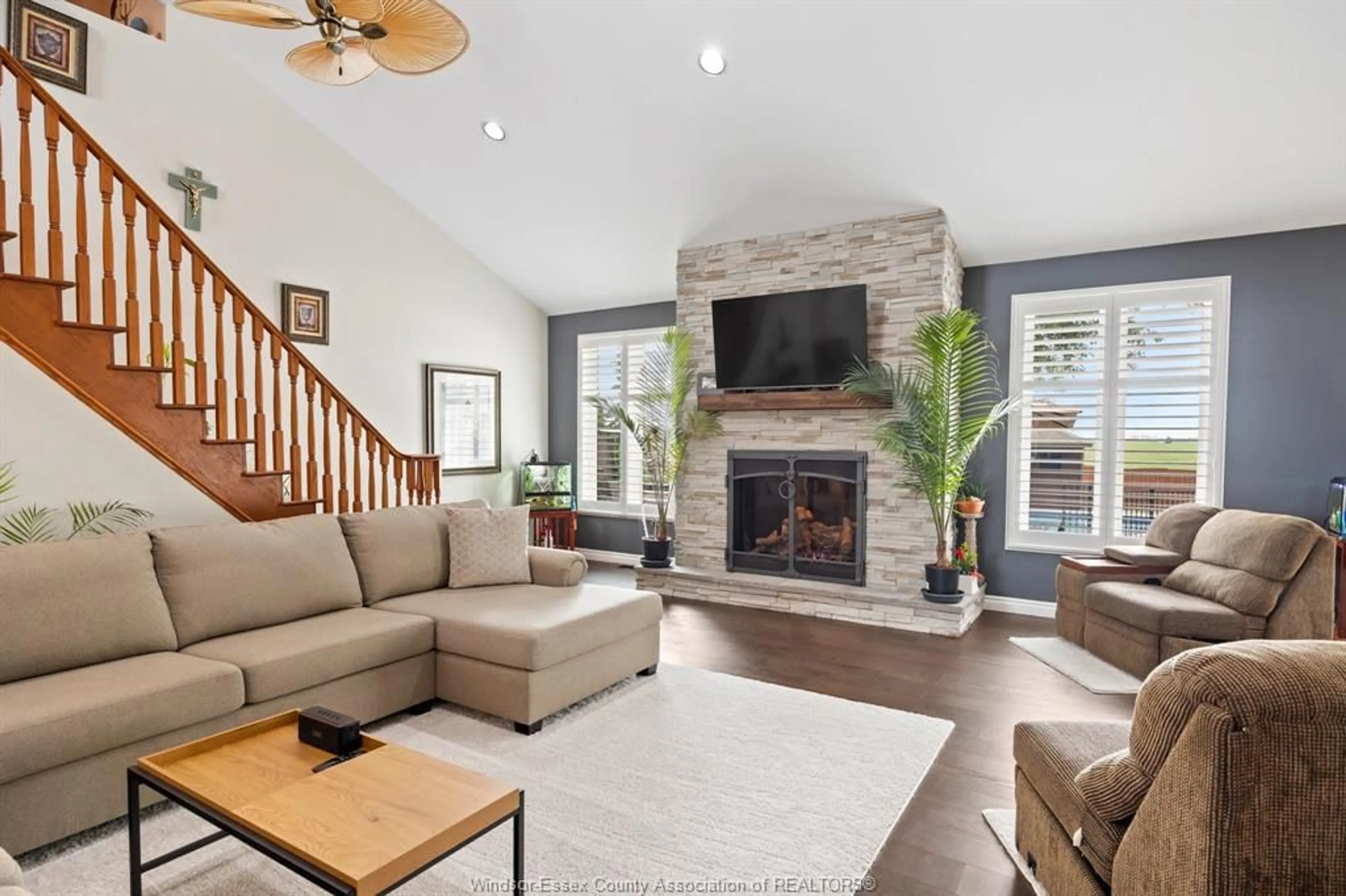 Living room with furniture, unknown for 15381 COUNTY RD 8, Essex Ontario N0R 1L0