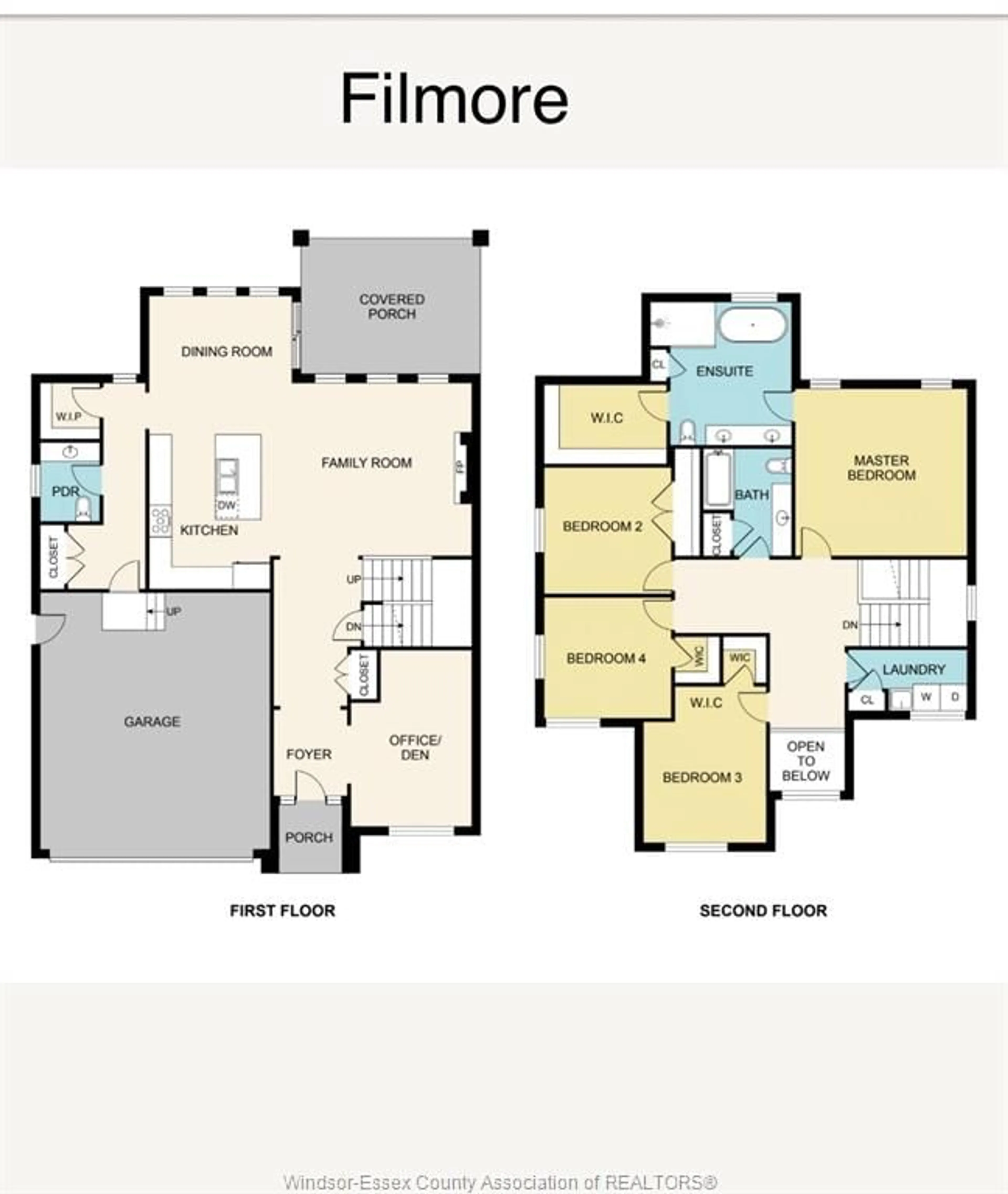 Floor plan for 263 JOAN FLOOD, Essex Ontario N8M 3E9