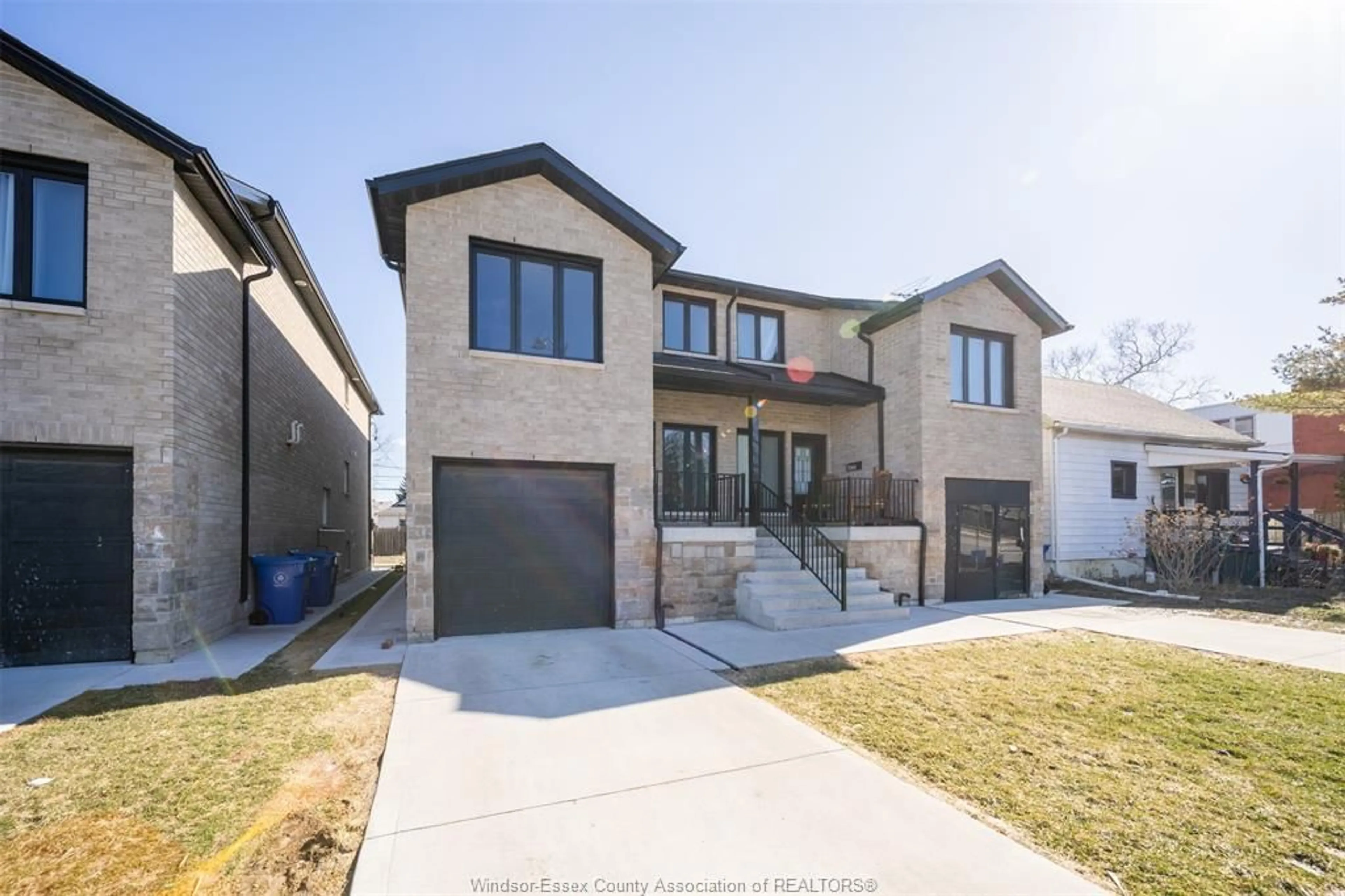 Home with brick exterior material, street for 1582 DROUILLARD Rd, Windsor Ontario N8Y 2S2