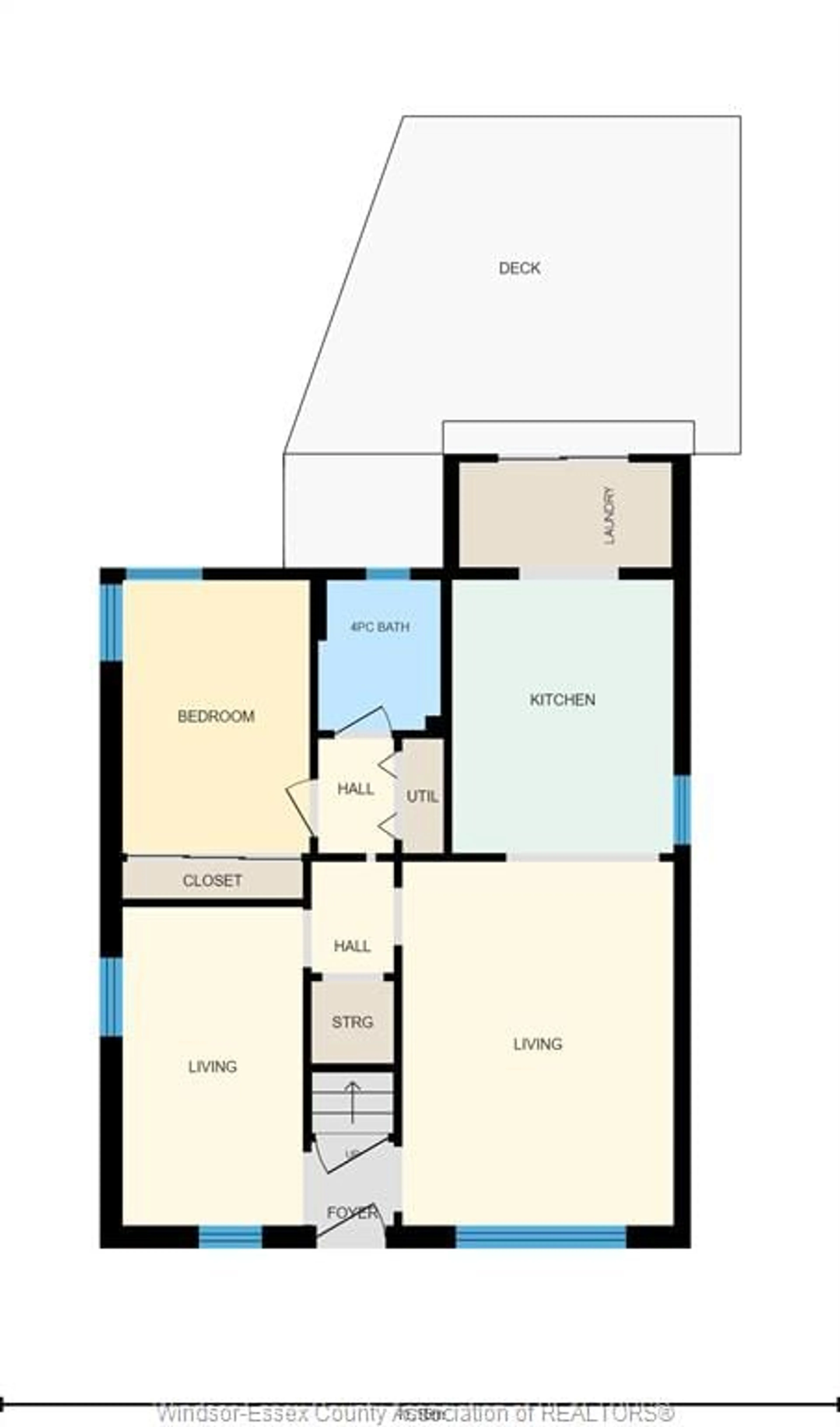 Floor plan for 1753 WESTCOTT, Windsor Ontario N8Y 4E1