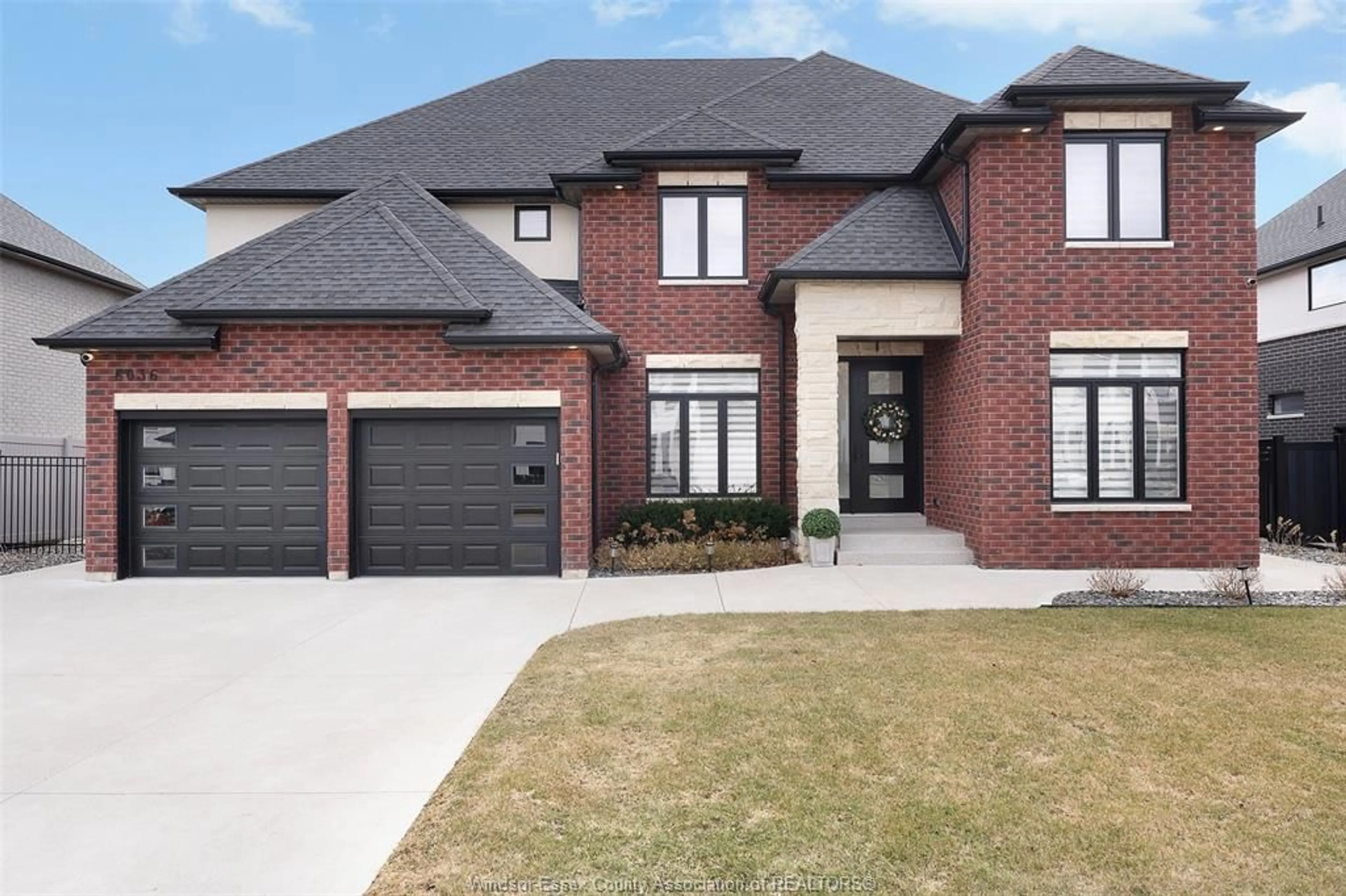 Home with brick exterior material, street for 6036 SILVER MAPLE Rd, LaSalle Ontario N9H 0L6