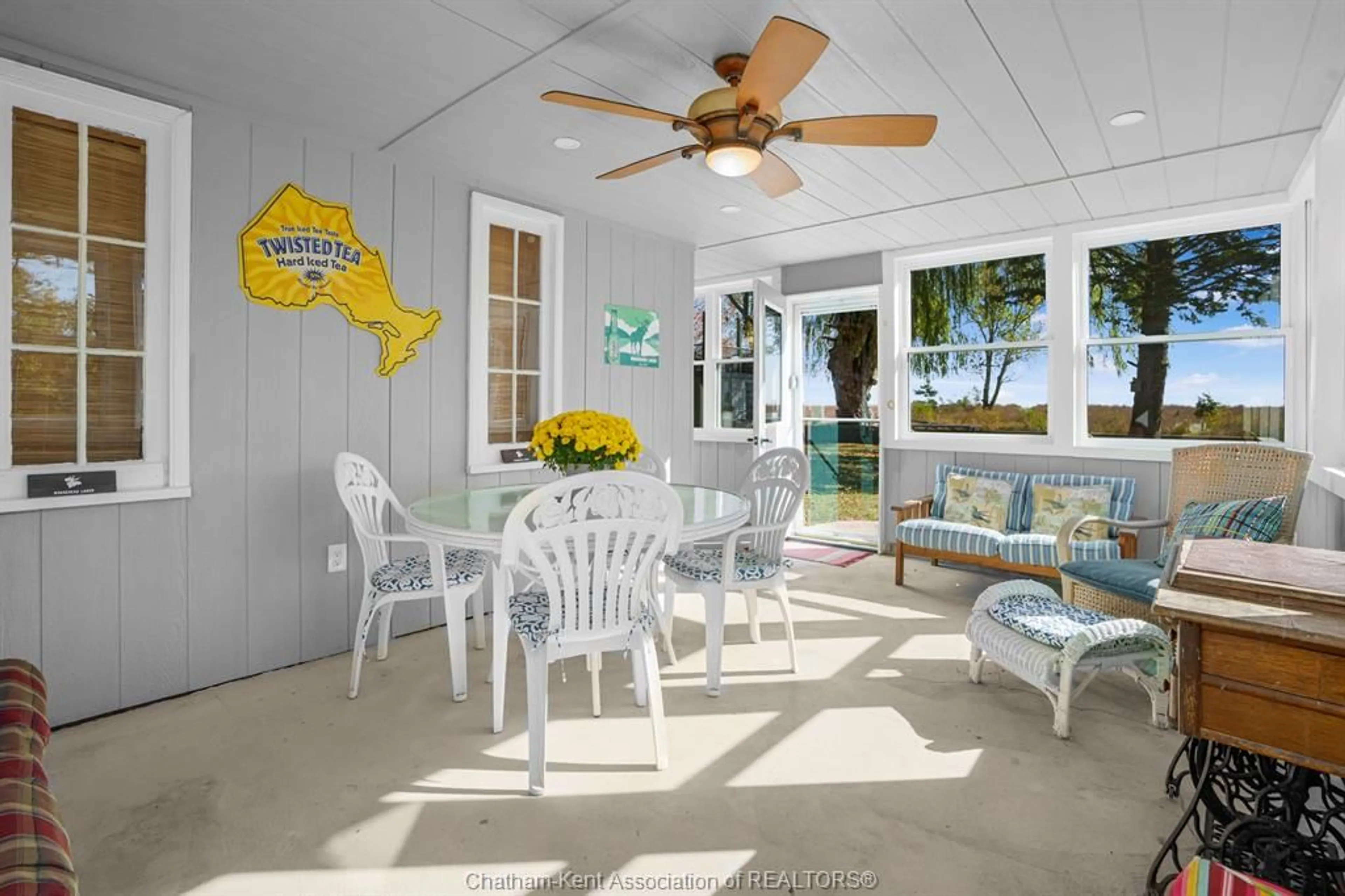 Patio, water/lake/river/ocean view for 17178 Lakeshore Rd, Rondeau Park Ontario N0P 1X0