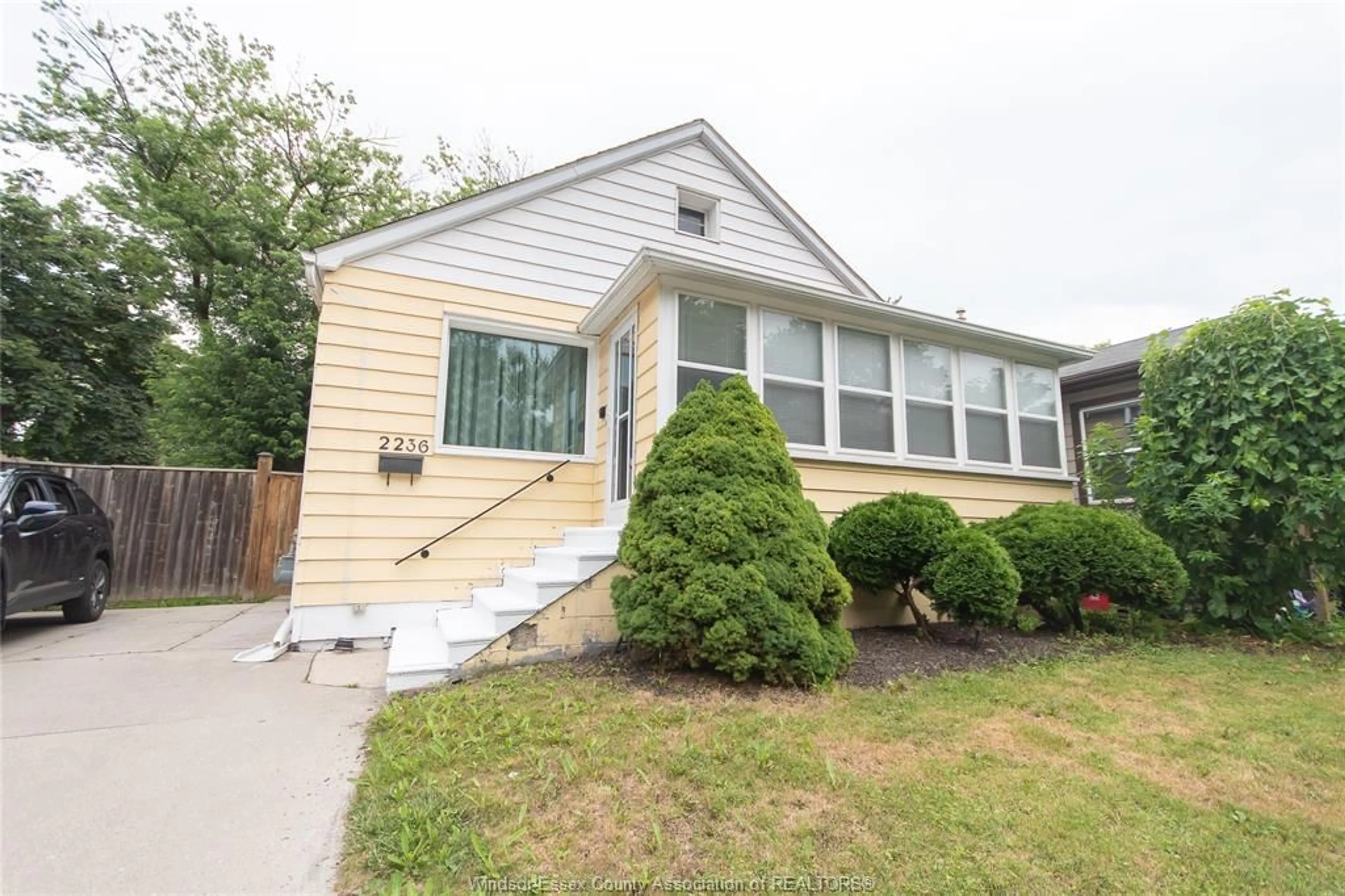 Home with vinyl exterior material, street for 2236 CHURCH St, Windsor Ontario N8X 1V9