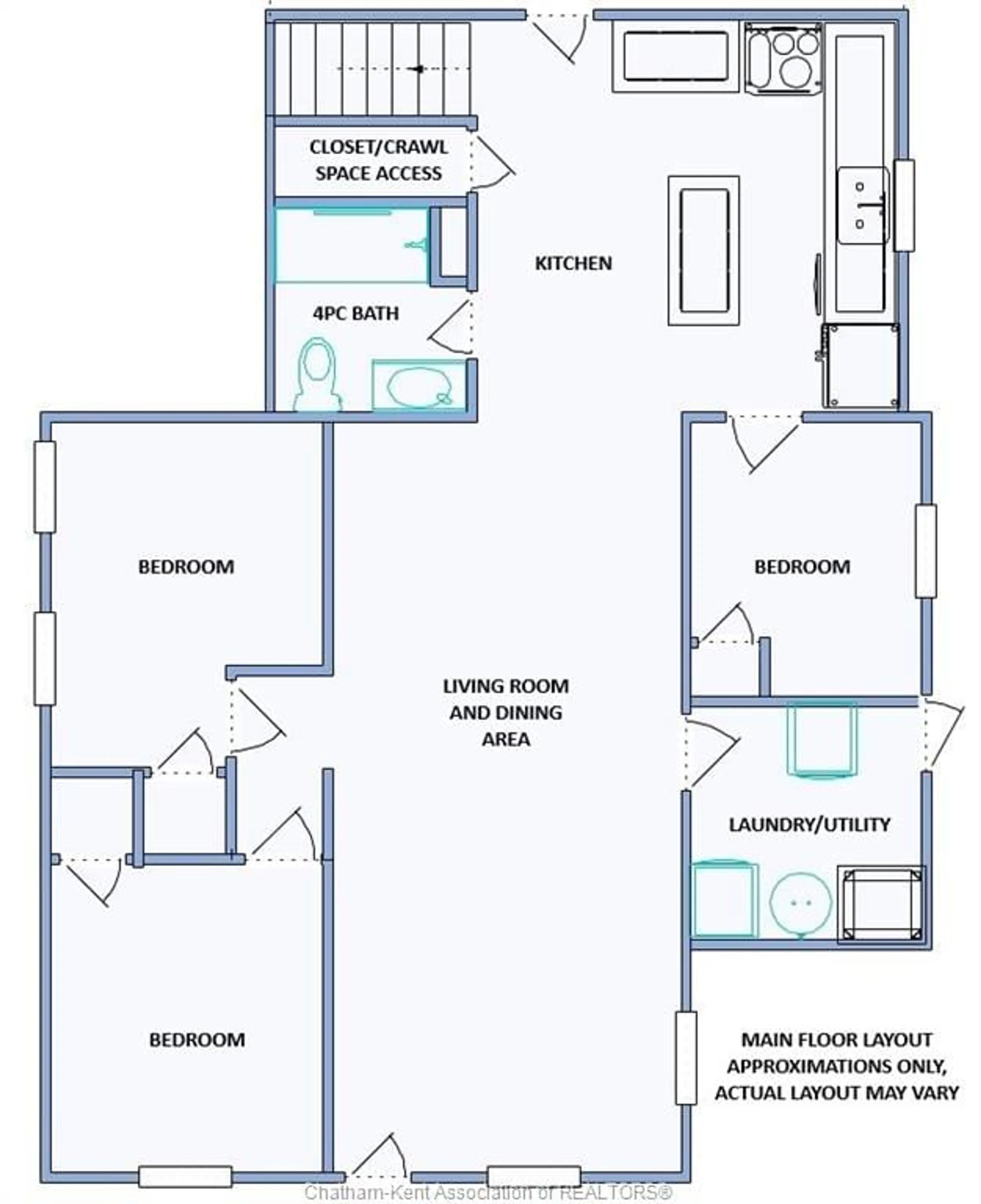 Floor plan for 53 Selkirk St, Chatham Ontario N7L 1Y6
