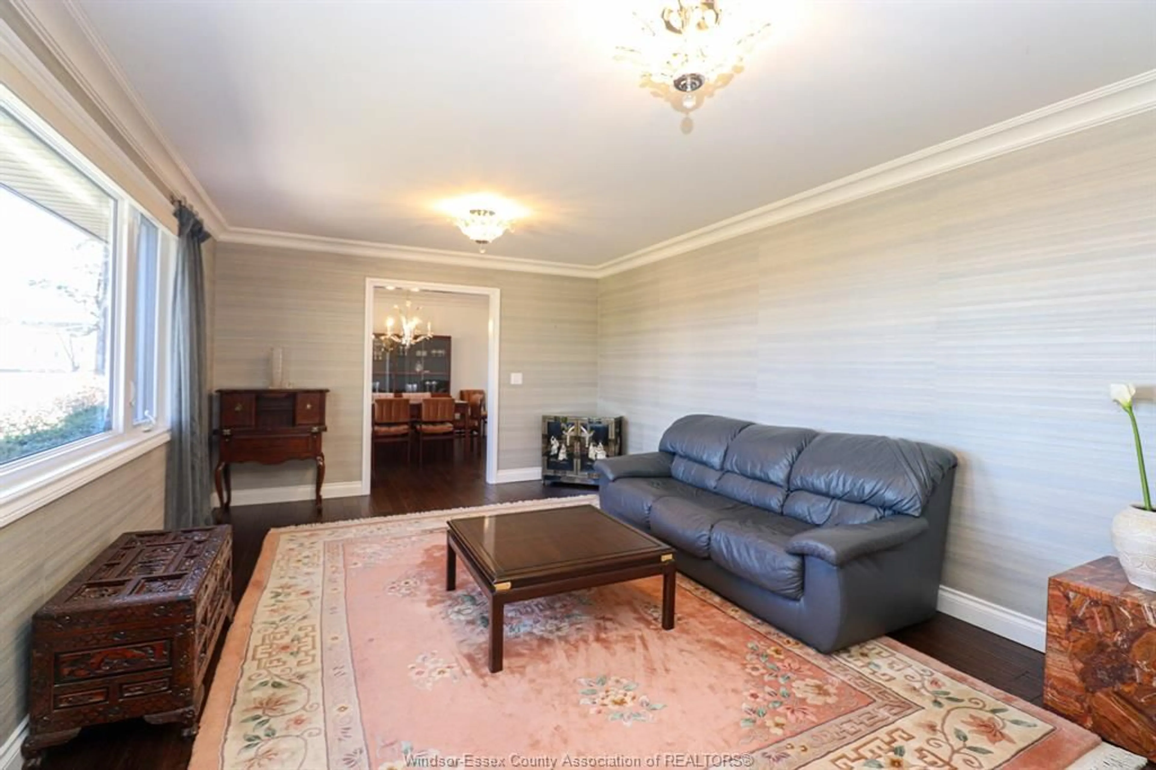 Living room with furniture, unknown for 463 RUSSELL WOODS Rd, Lakeshore Ontario N8H 3S6