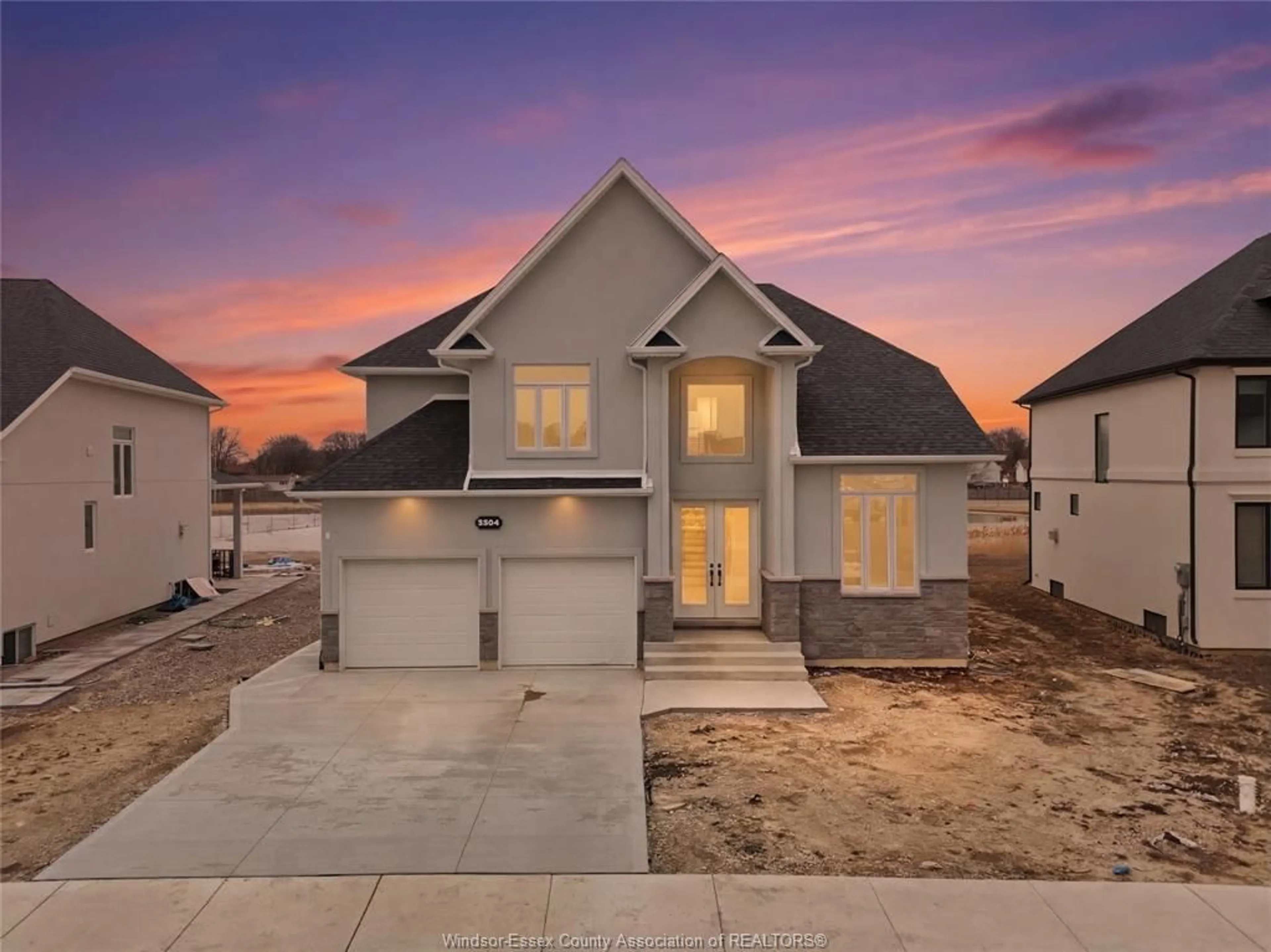 Home with brick exterior material, street for 8564 PRONOVOST Pl, Windsor Ontario N6Y 0M9