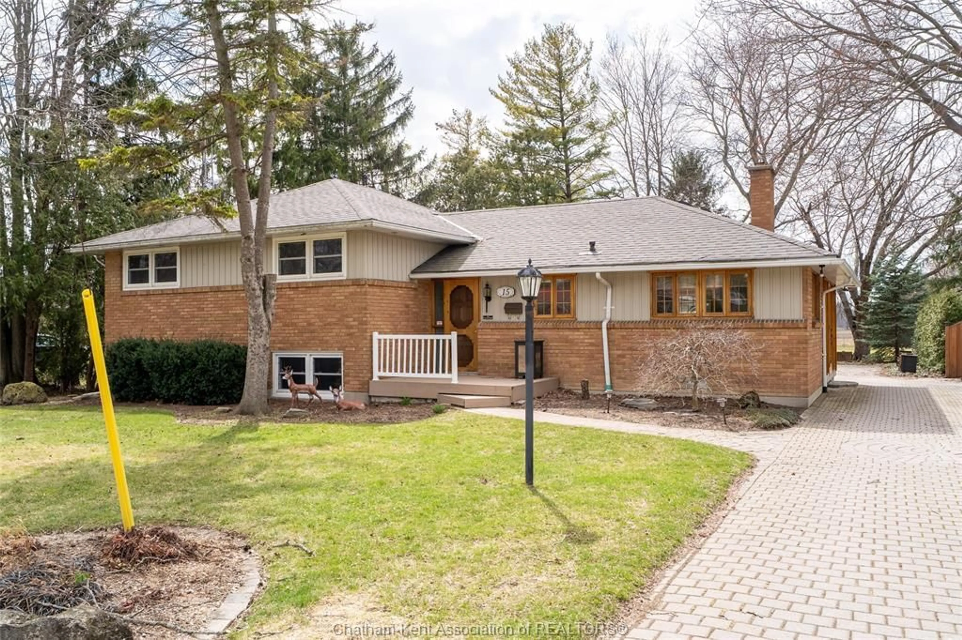 Home with brick exterior material, street for 15 Detroit Dr, Chatham Ontario N7M 2M2