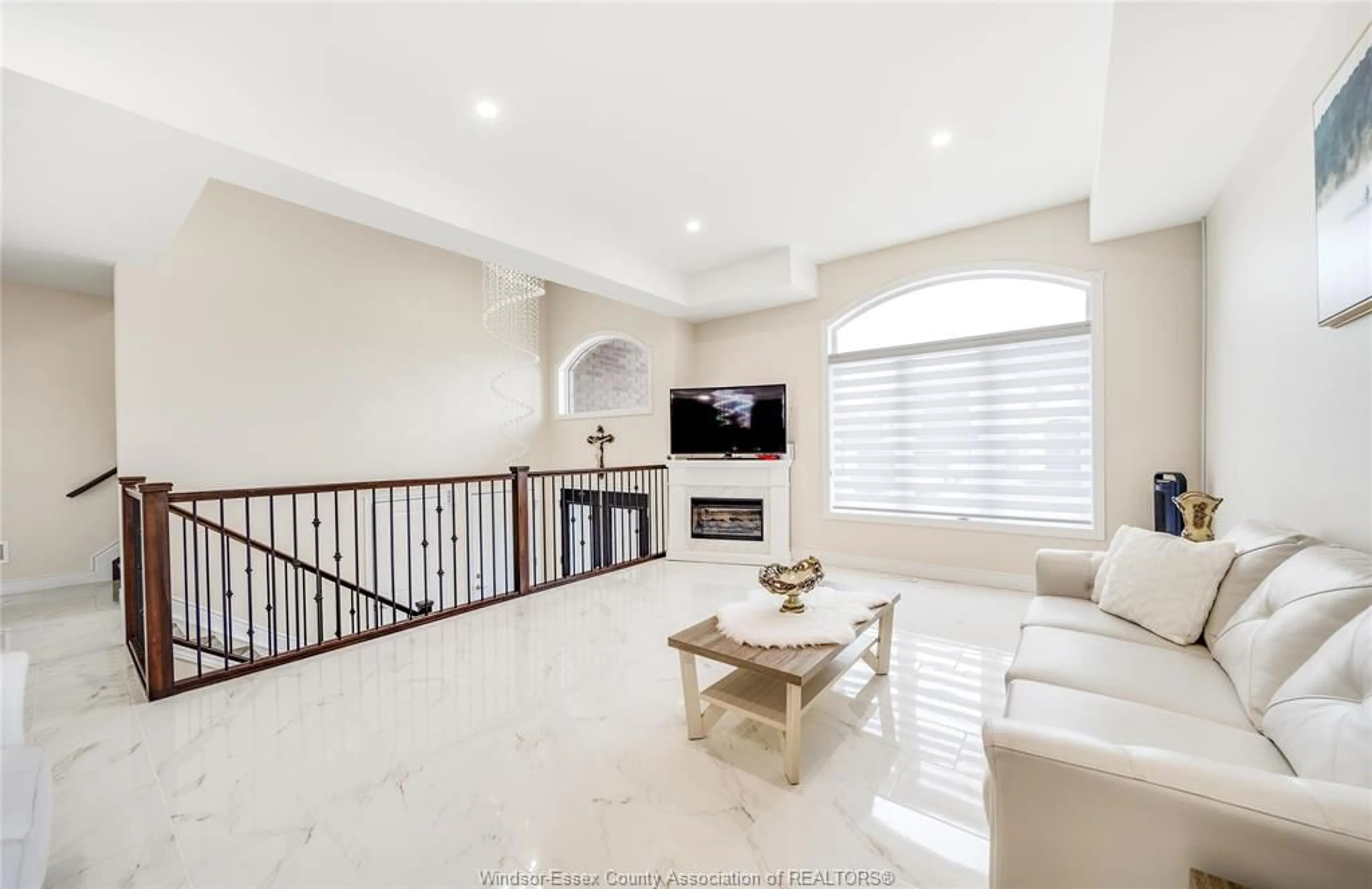 Living room with furniture, ceramic/tile floor for 1649 BARKLEY Ave, Windsor Ontario N8P 0E8