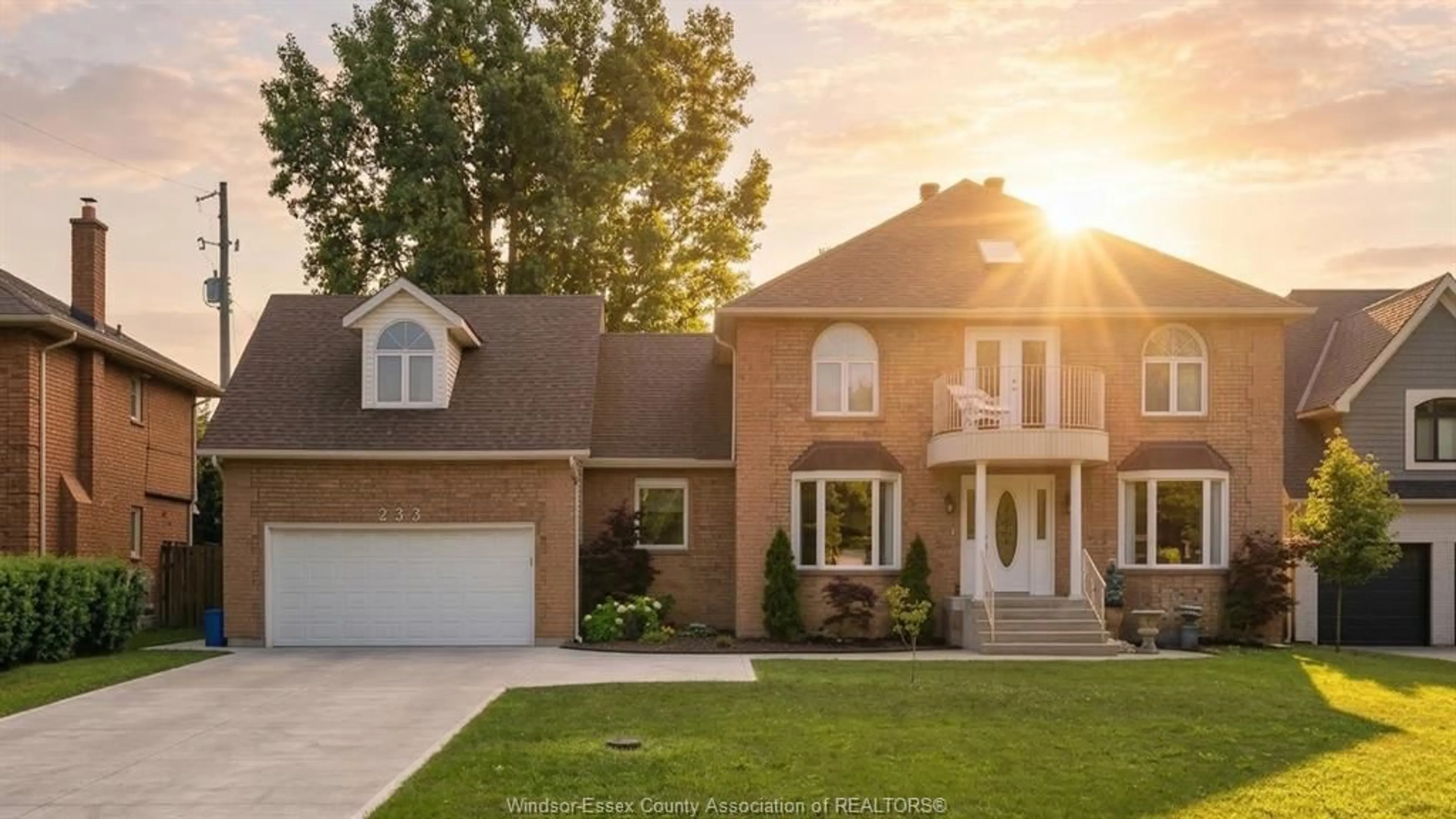 Home with brick exterior material, street for 233 Old Tecumseh Rd, Lakeshore Ontario N8N 3S9