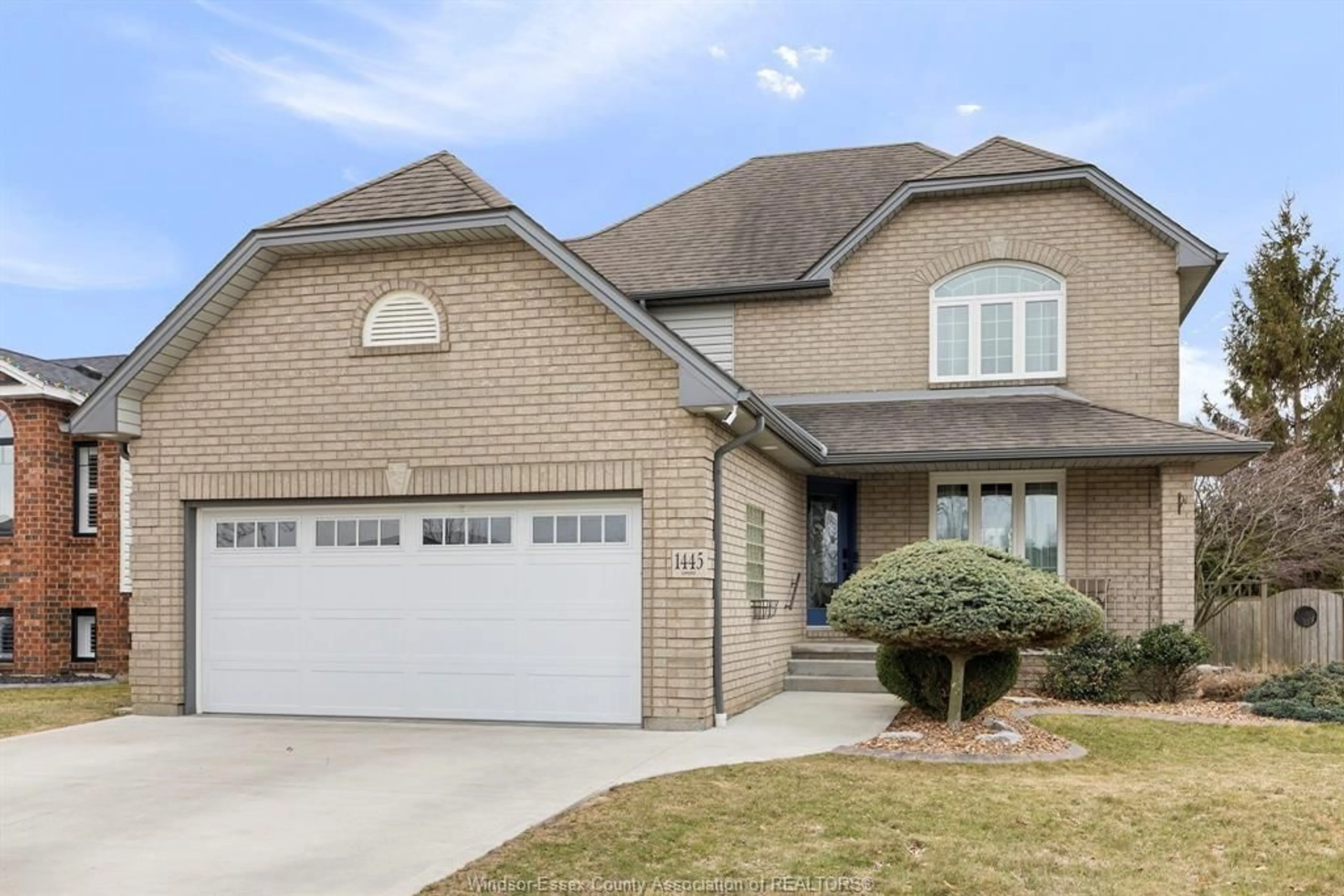 Home with brick exterior material, street for 1445 GIRARD Dr, Lakeshore Ontario N8L 0R3