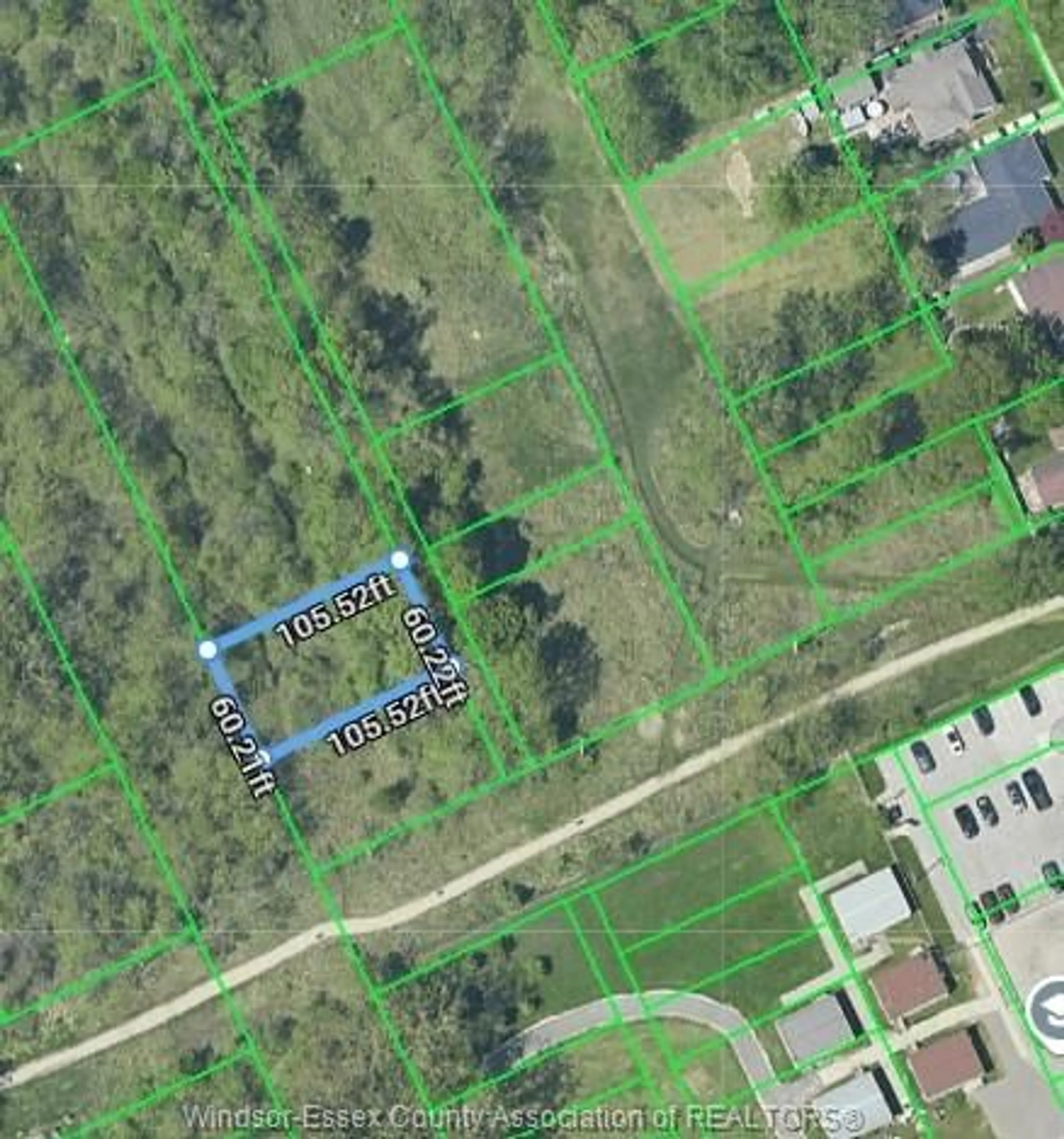 A pic from outside/outdoor area/front of a property/back of a property/a pic from drone, street for V/L BETTS, Windsor Ontario N9E 2K5