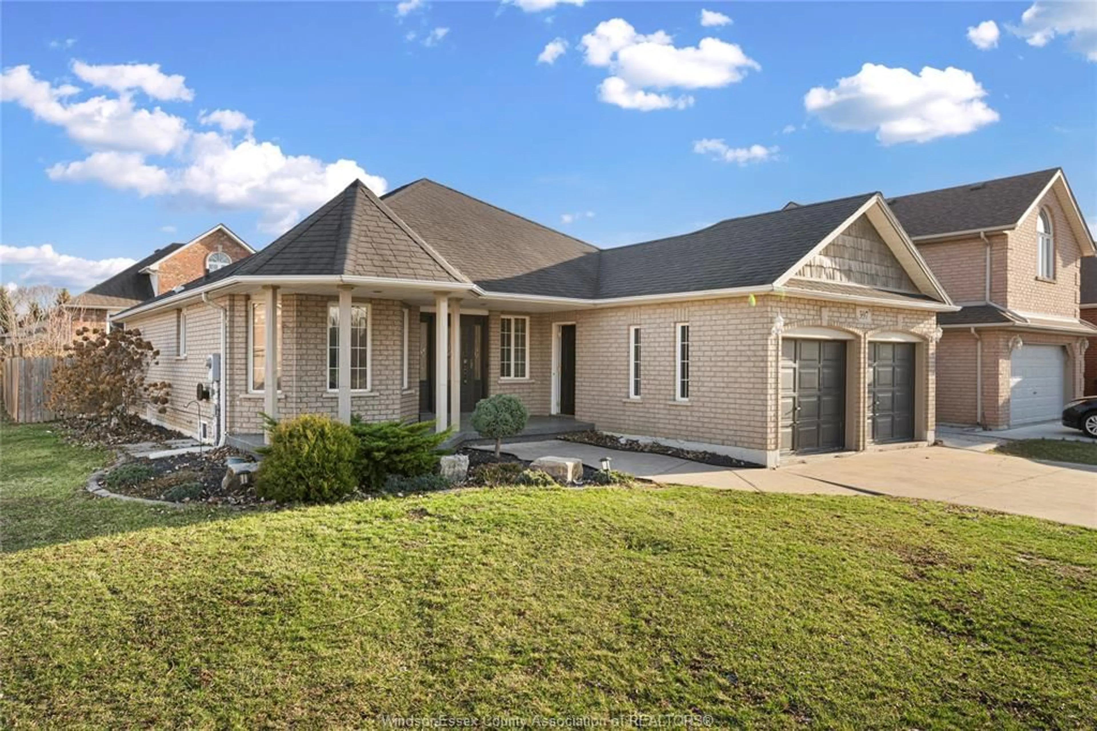 Home with brick exterior material, street for 597 COMPTON, Windsor Ontario N9E 4P7