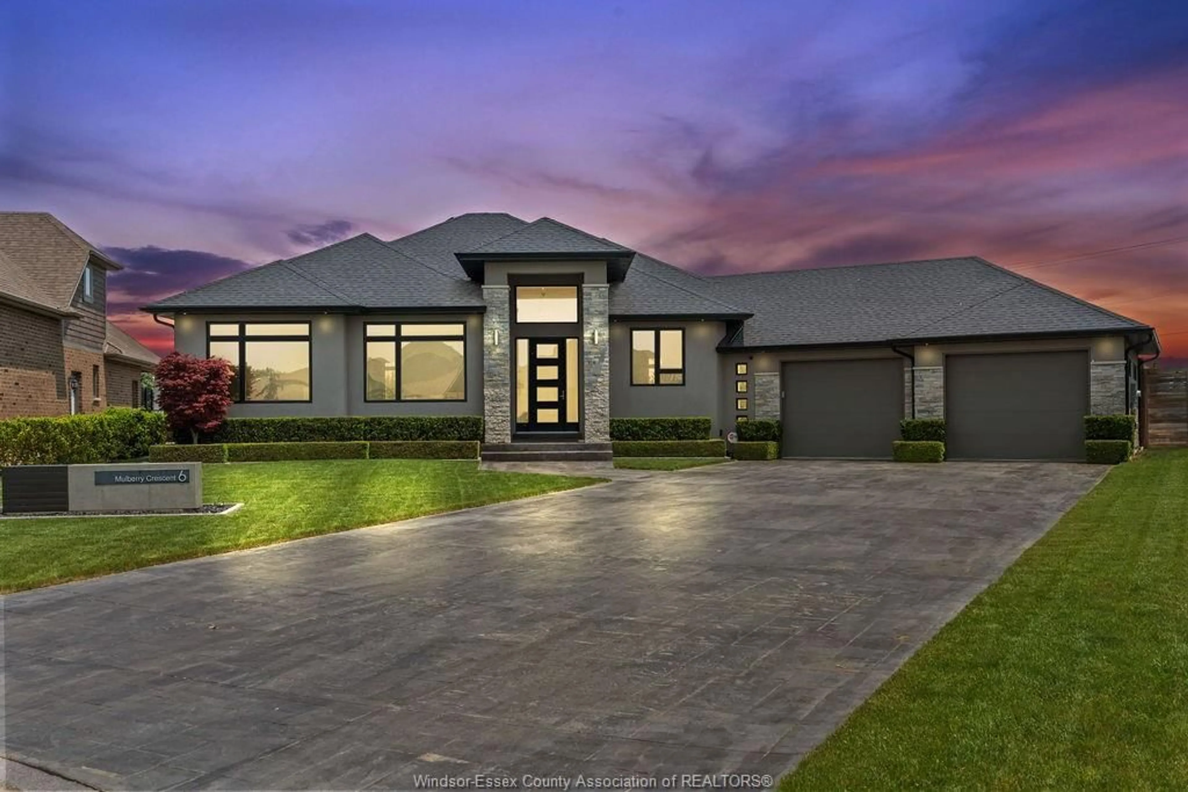 Home with brick exterior material, street for 6 MULBERRY Cres, Kingsville Ontario N9Y 0B8