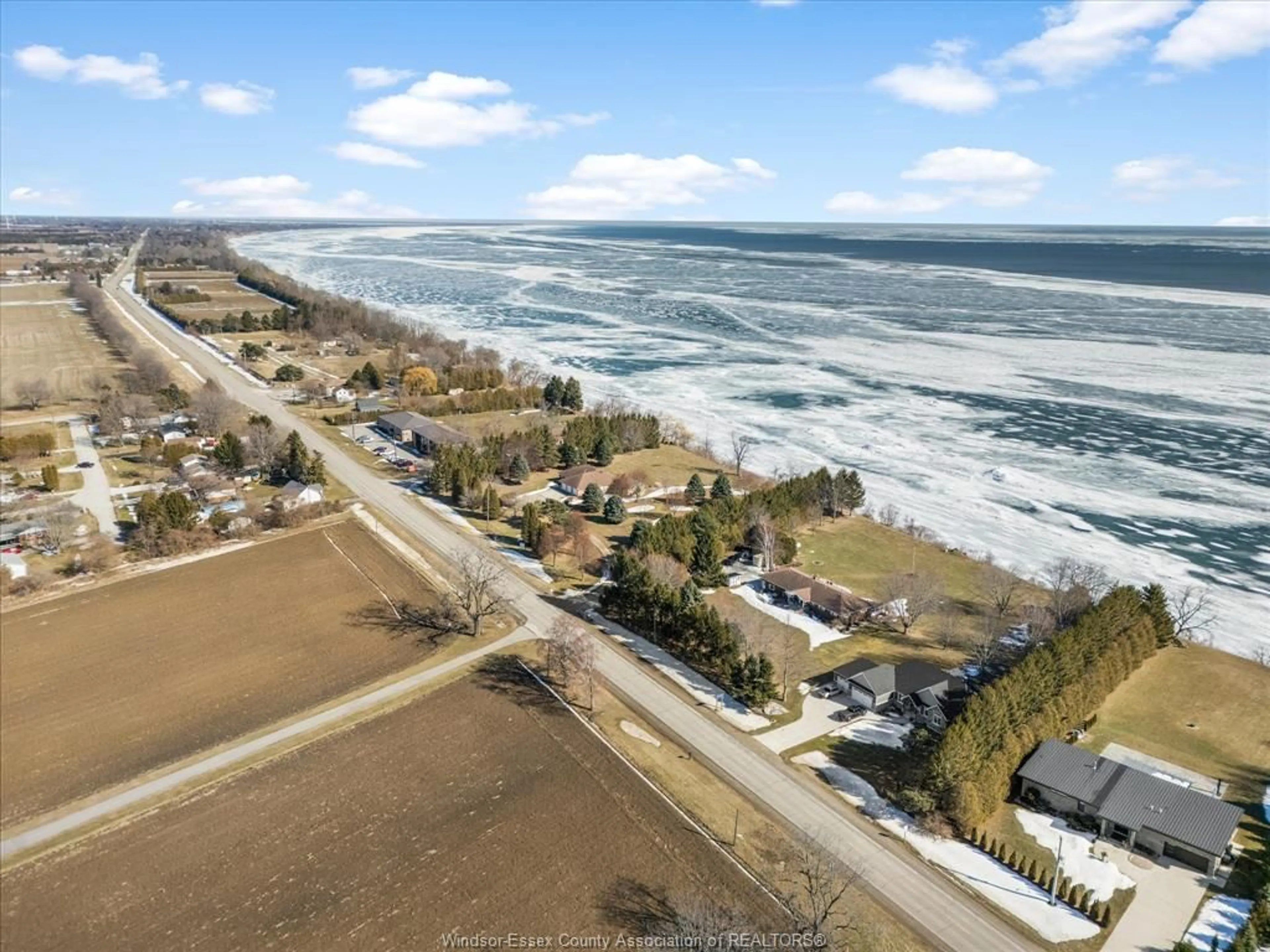 A pic from outside/outdoor area/front of a property/back of a property/a pic from drone, water/lake/river/ocean view for 7150 Talbot Trail, Blenheim Ontario N0P 1A0