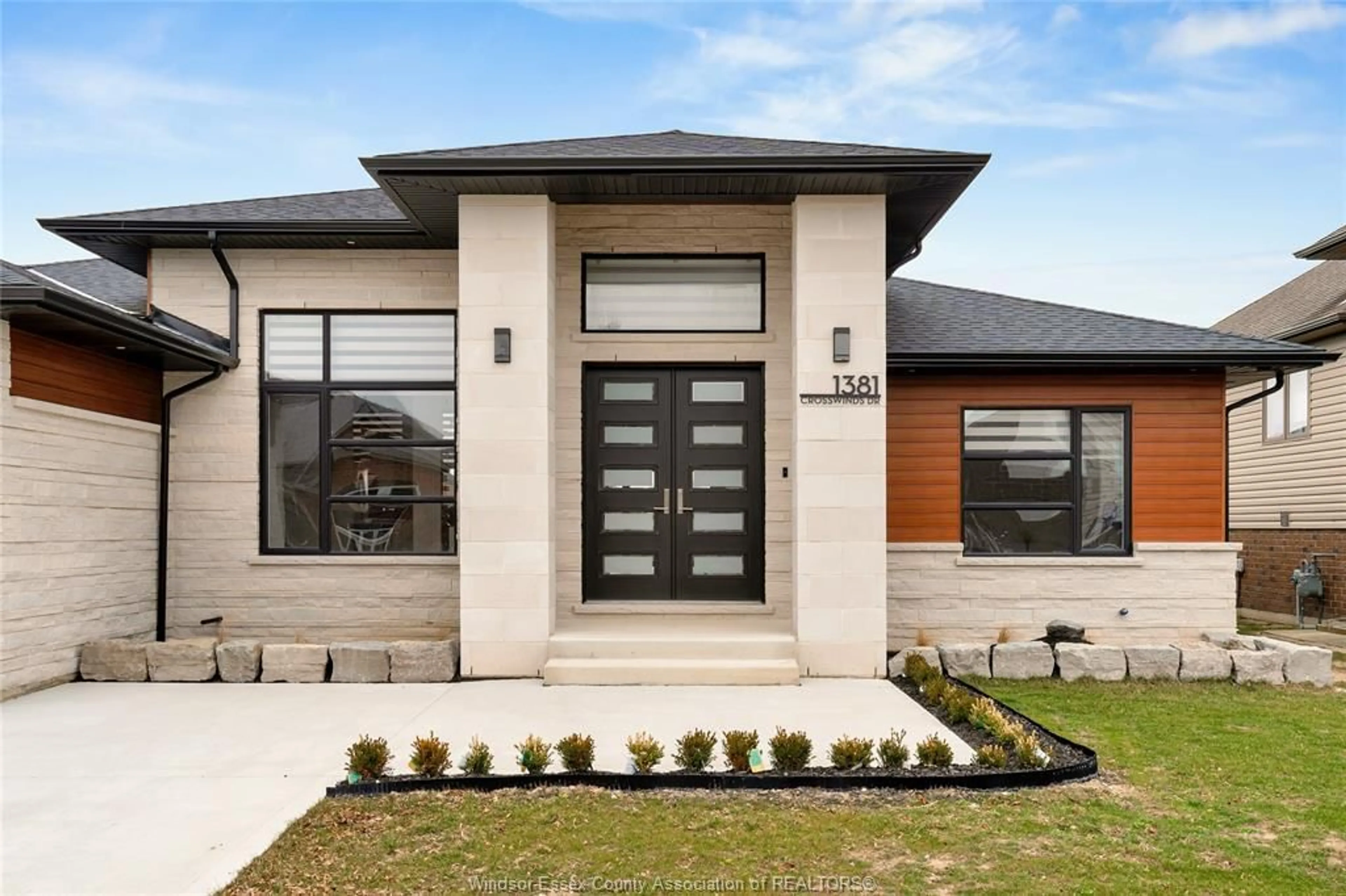 Home with brick exterior material, street for 1381 CROSSWINDS, Lakeshore Ontario N0R 1A0