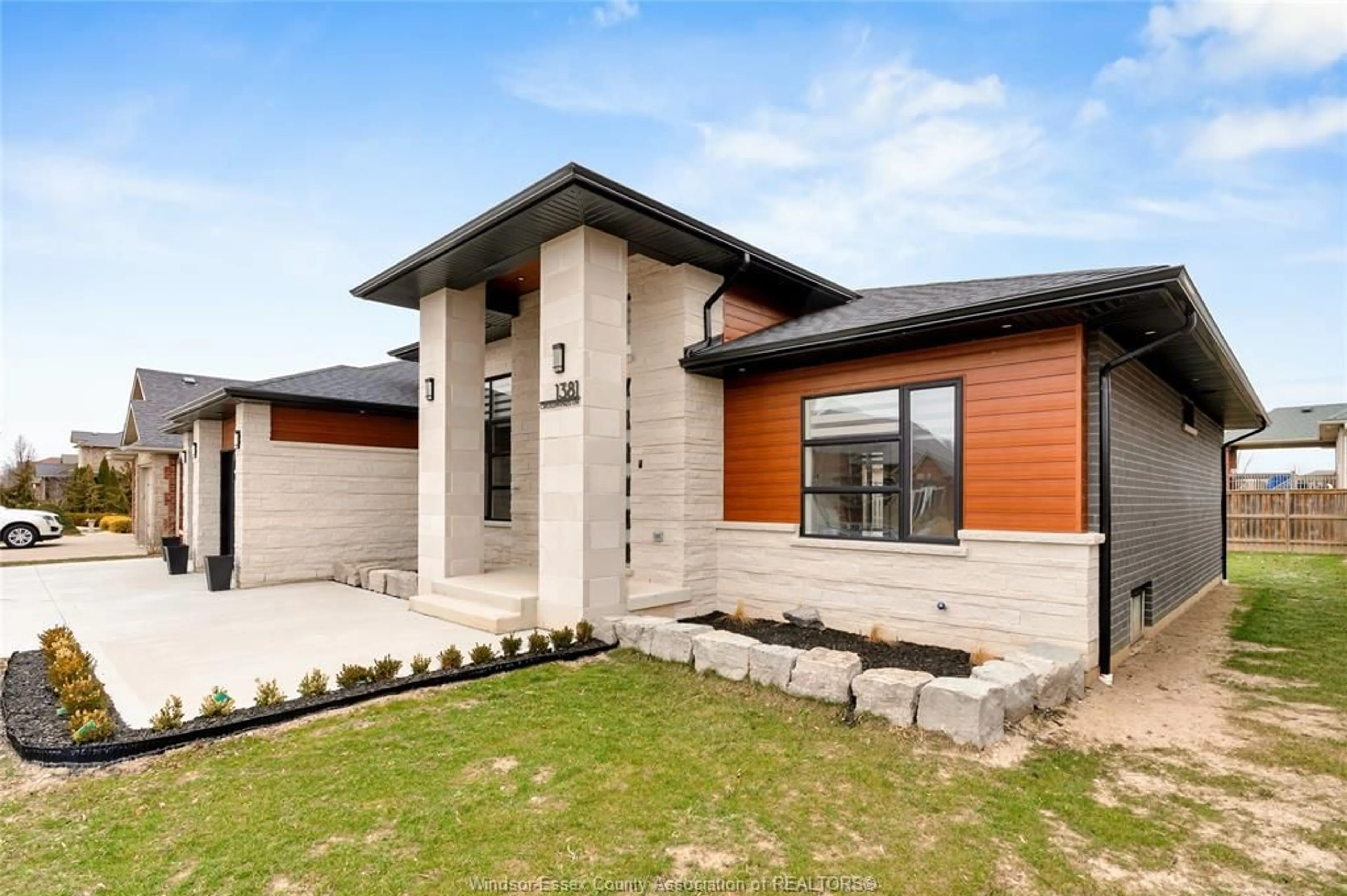 Home with brick exterior material, street for 1381 CROSSWINDS, Lakeshore Ontario N0R 1A0