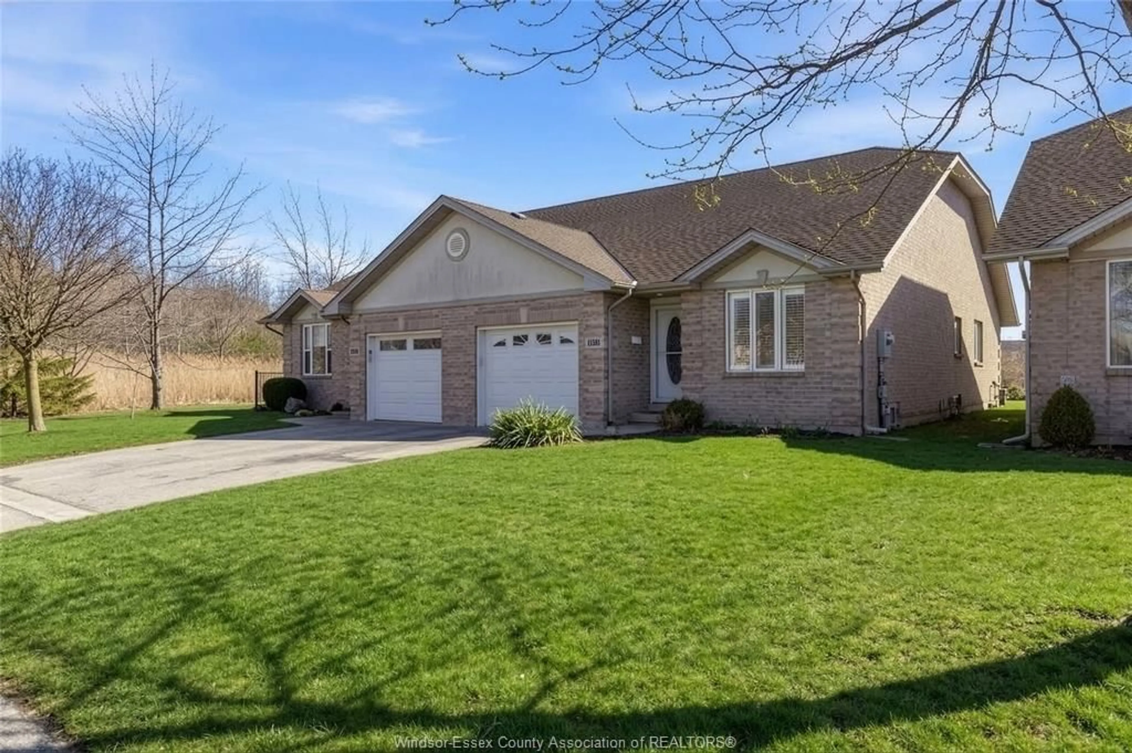 Home with brick exterior material, street for 11581 LEATHORNE St, Windsor Ontario N8P 1P6