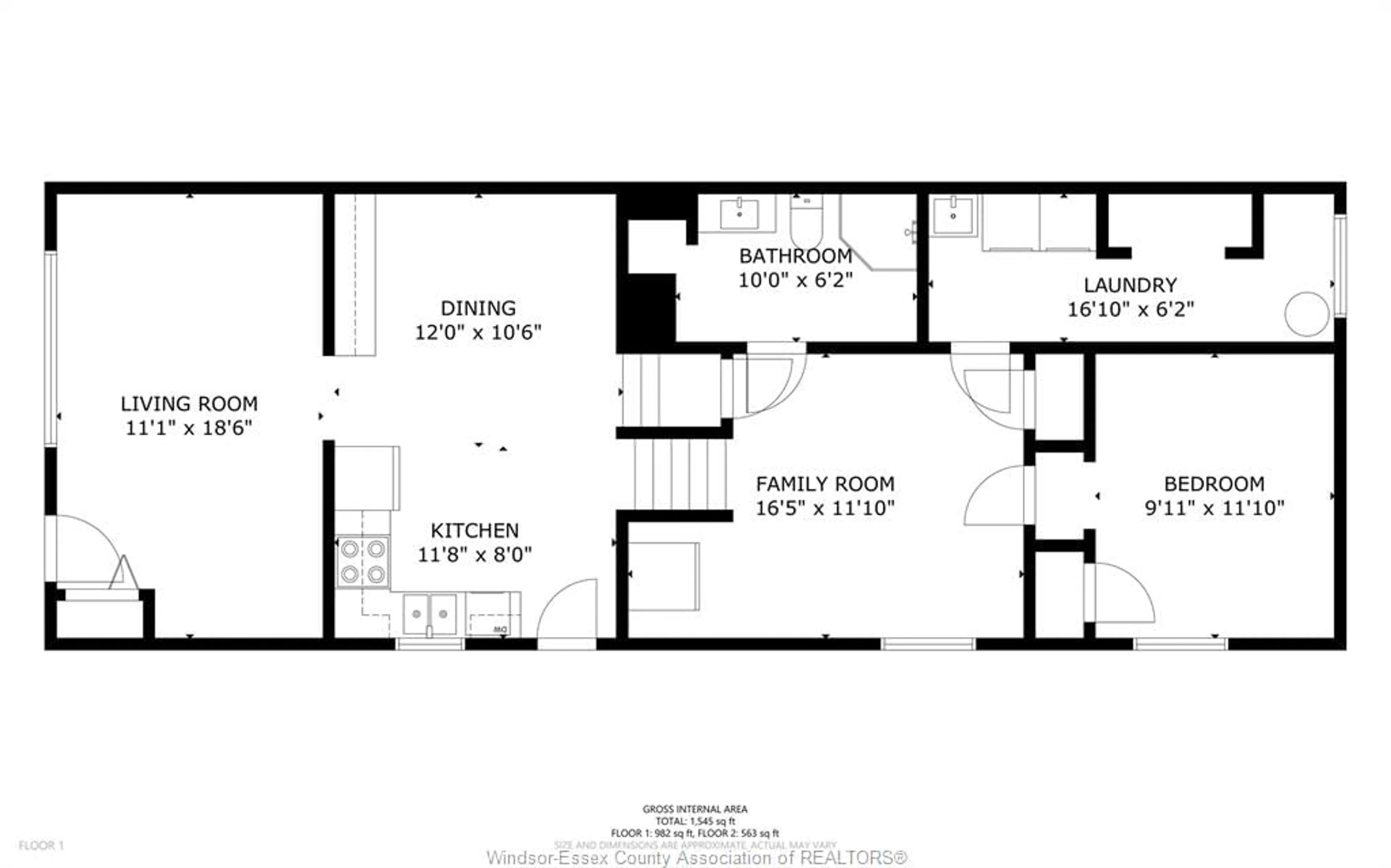 Floor plan for 7 SATINWOOD, Leamington Ontario N8H 4P1