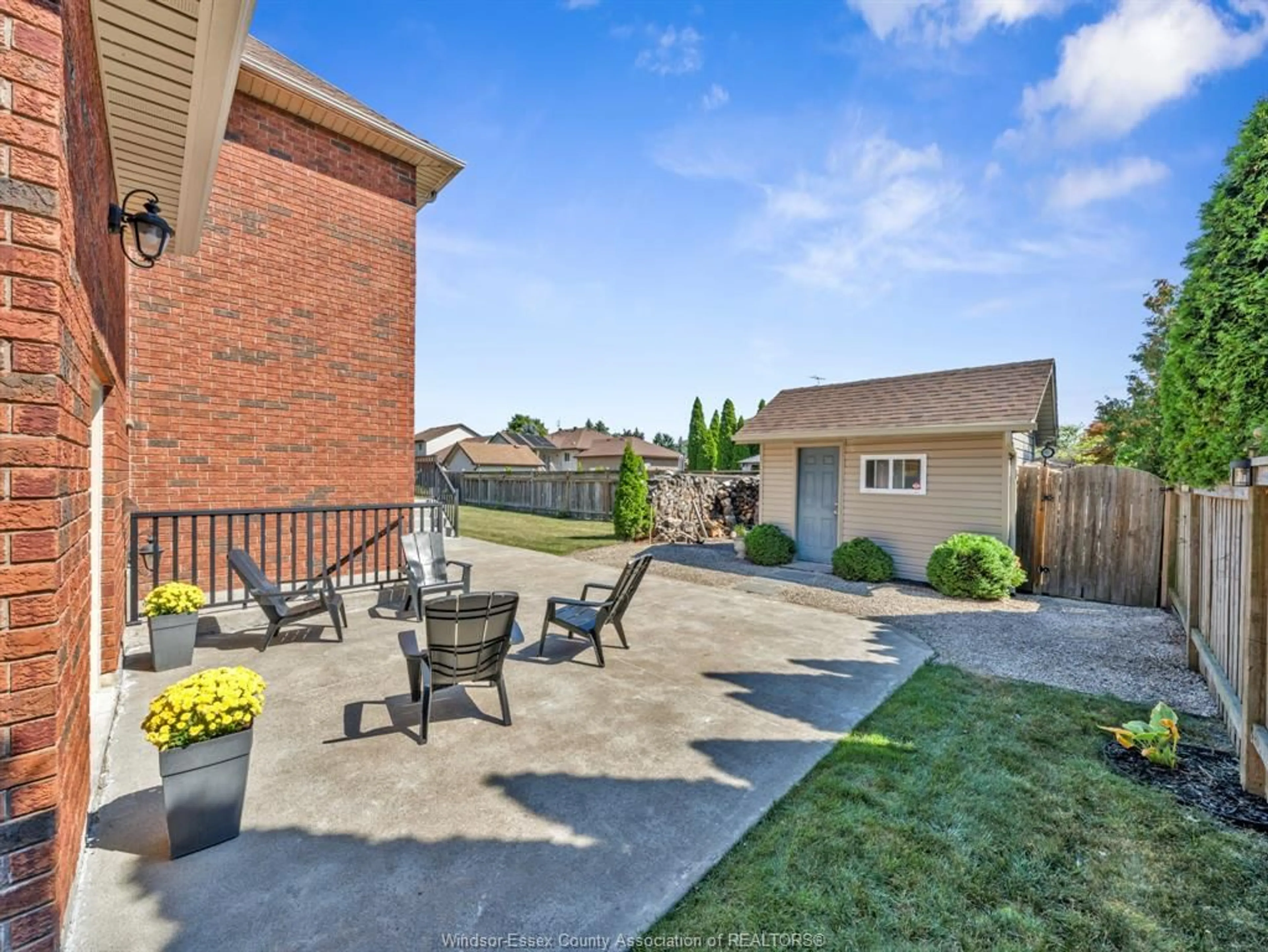 Patio, street for 118 REMO Cres, Lakeshore Ontario N8L 0Z3