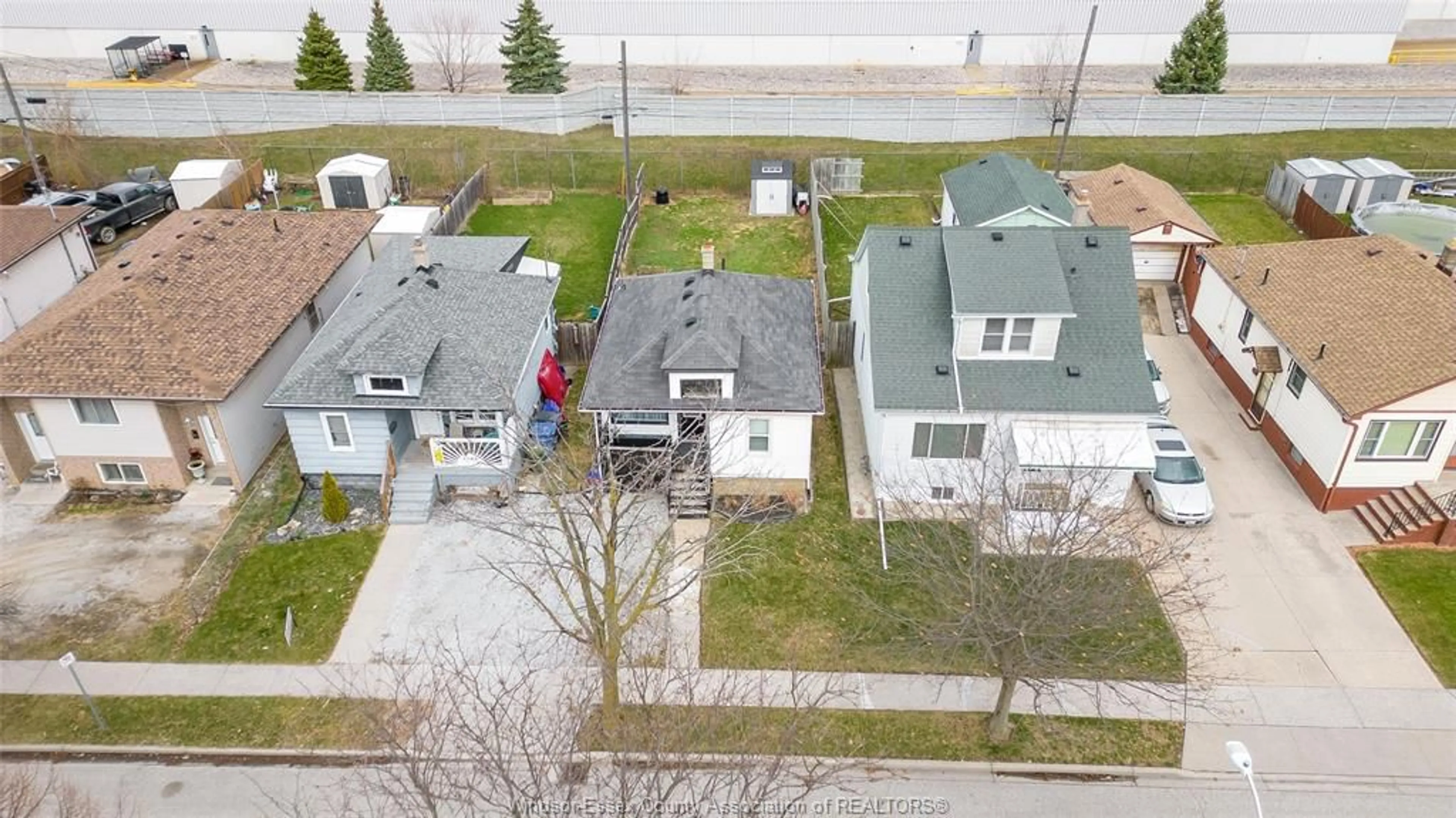A pic from outside/outdoor area/front of a property/back of a property/a pic from drone, street for 1346 HENRY FORD CENTRE Dr, Windsor Ontario N8Y 2T5