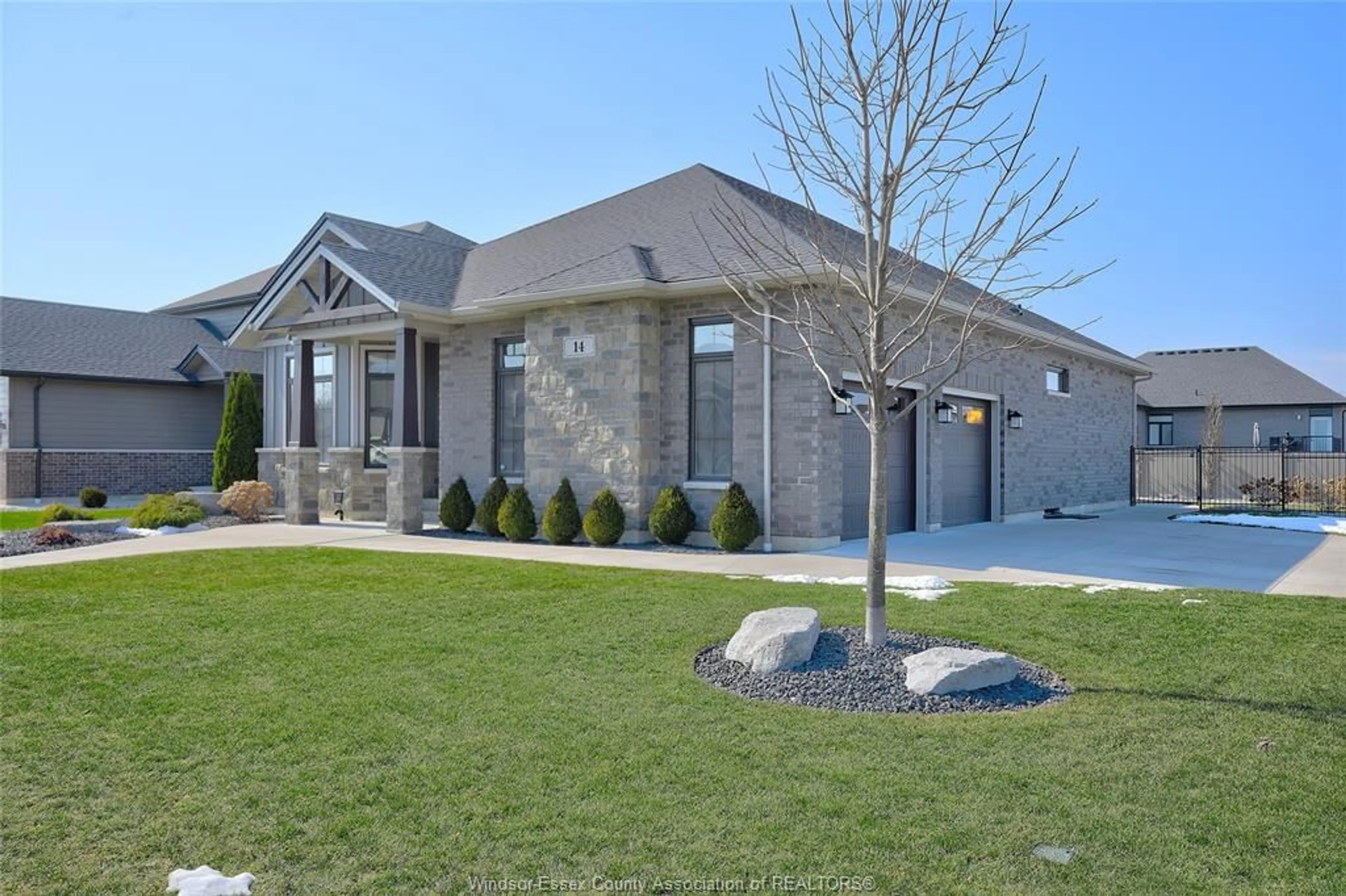 Home with brick exterior material, street for 14 LUKAS Dr, Kingsville Ontario N9Y 4G5