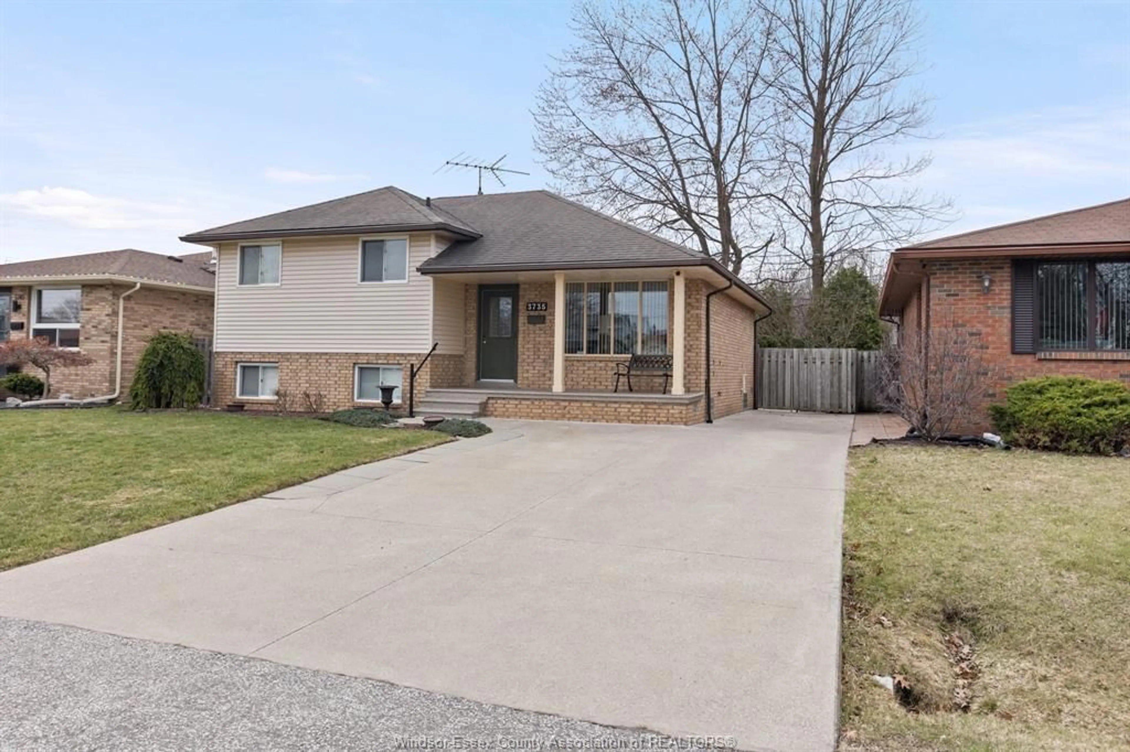 Home with brick exterior material, street for 3735 BLISS, Windsor Ontario N8W 3C3