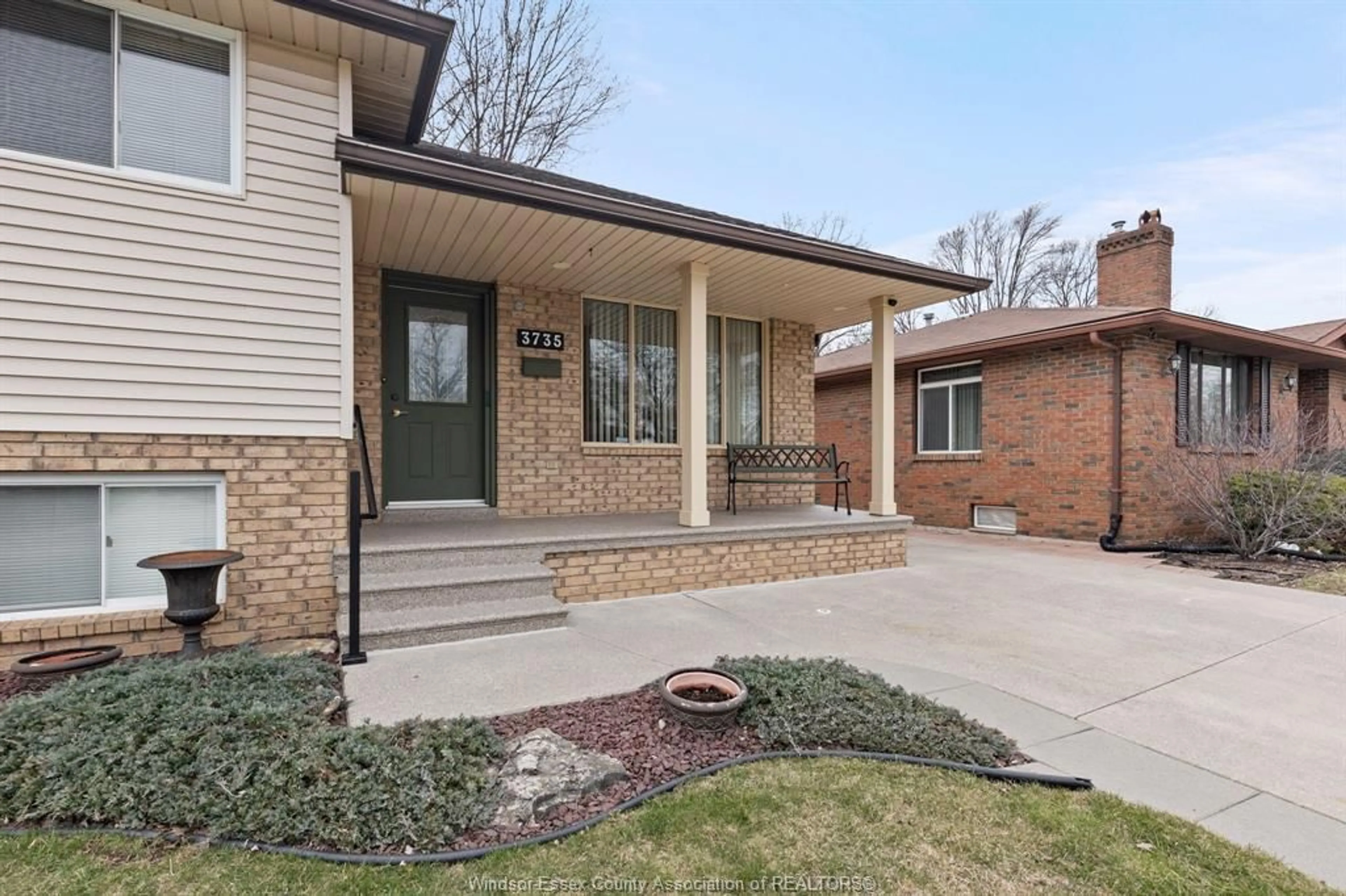 Home with brick exterior material, street for 3735 BLISS, Windsor Ontario N8W 3C3