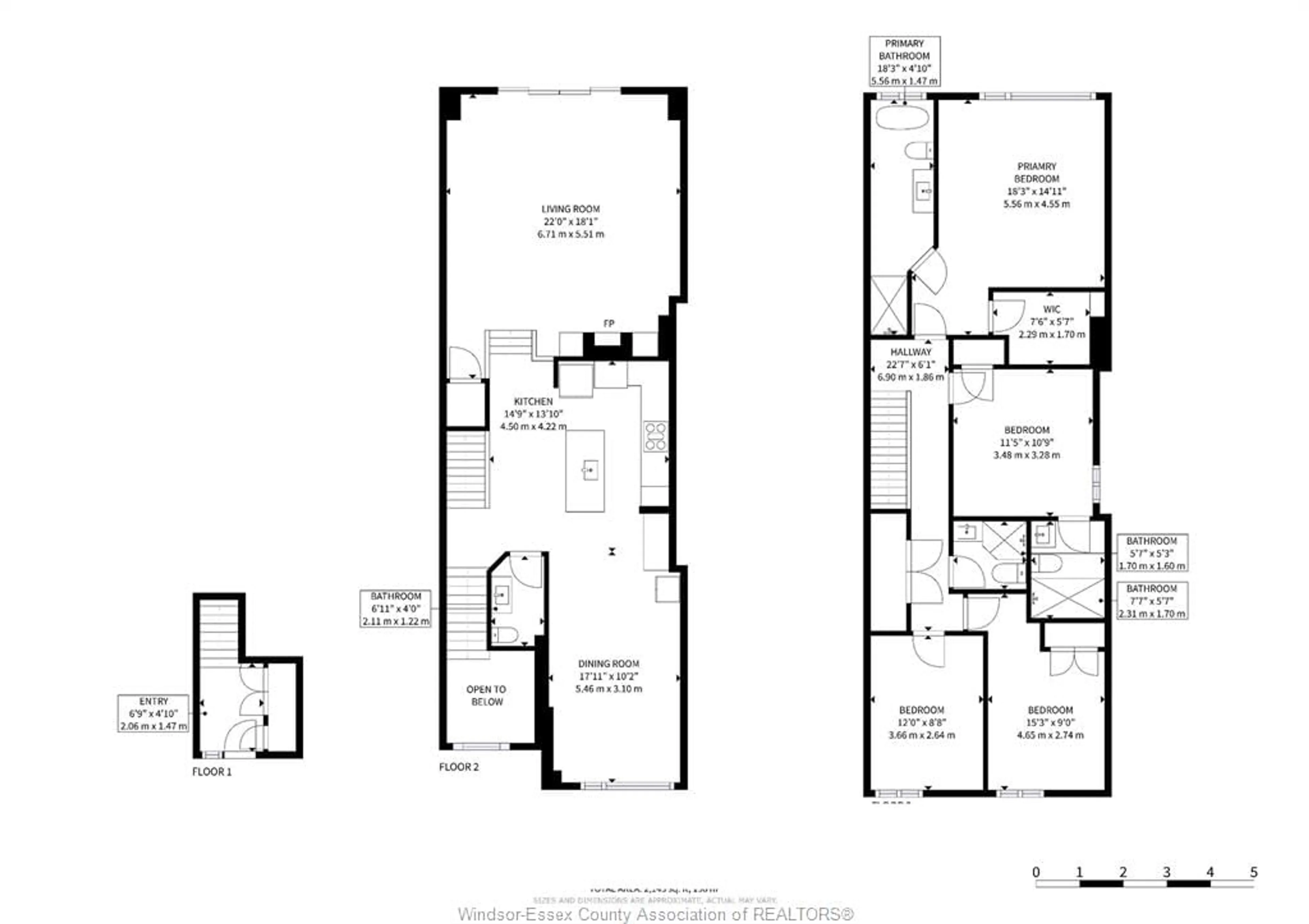 Floor plan for 63A ATLEE Ave, Scarborough Ontario M1N 3X3