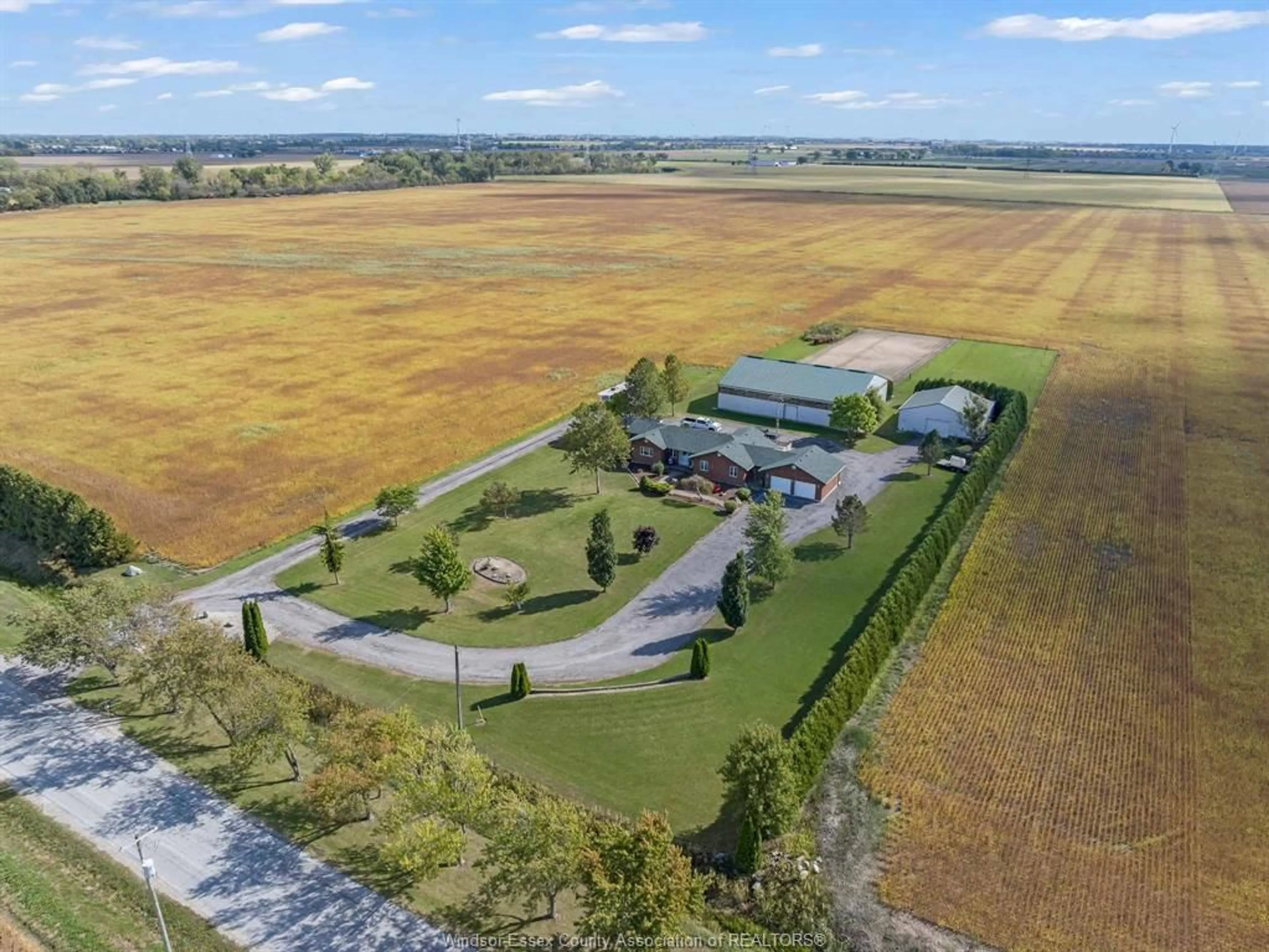 A pic from outside/outdoor area/front of a property/back of a property/a pic from drone, unknown for 16925 Lakeshore Road 303, Lakeshore Ontario N0P 2L0